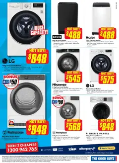 Preview of The Good Guys  Catalogue  - valid from 29.10.2025 | Page: 14 | Products: Phone, Dryer, Washer, Press