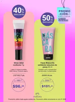 Vista previa de Natura campaña 1 2026, nuevo folleto de la tienda, válido en México a partir del 20.12.2025 | Página: 10 | Productos: Brillo, Mascarilla