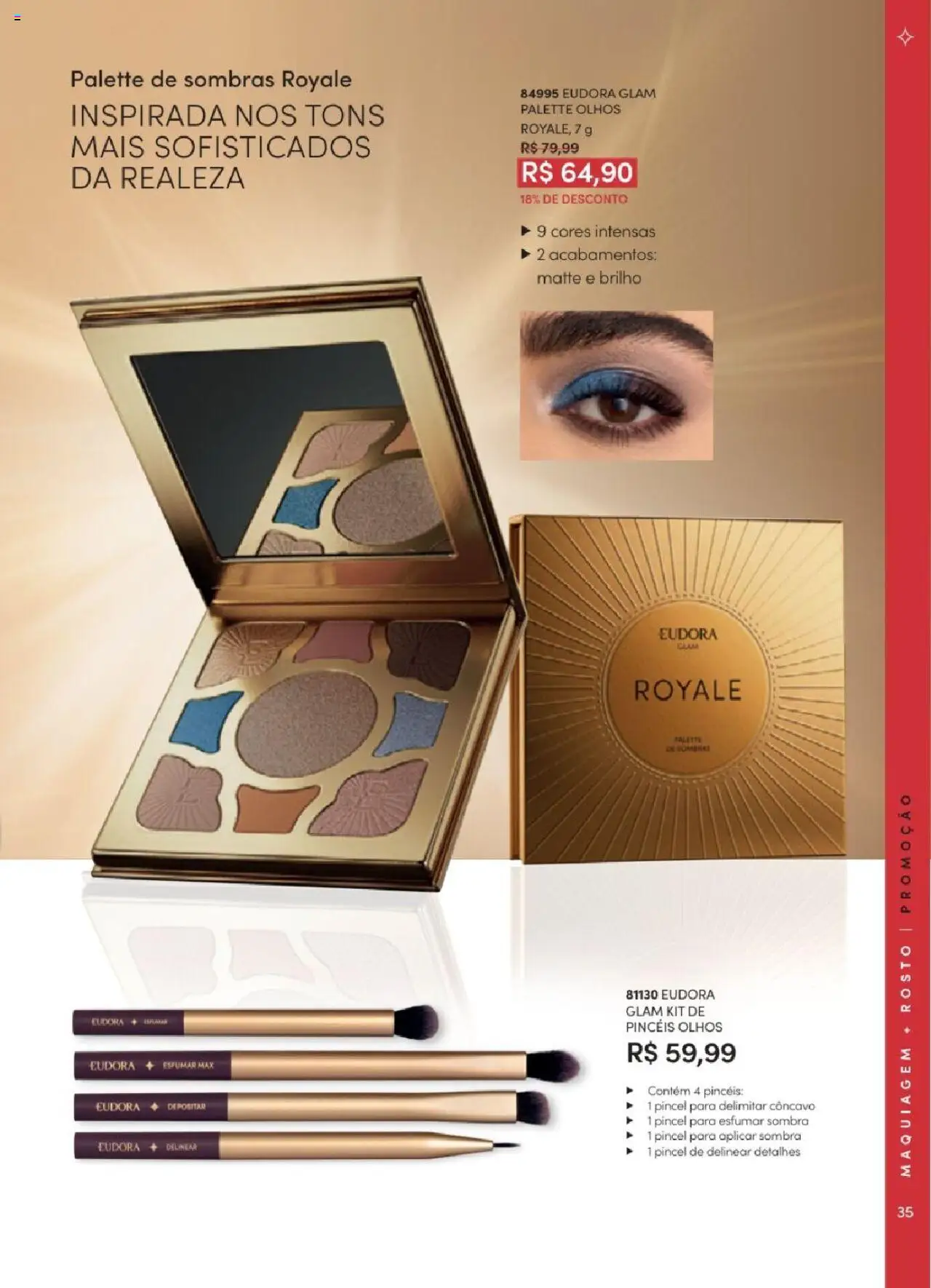 Eudora Folheto - válido de 06.06.2025 | Página: 35 | Produtos: Pincel