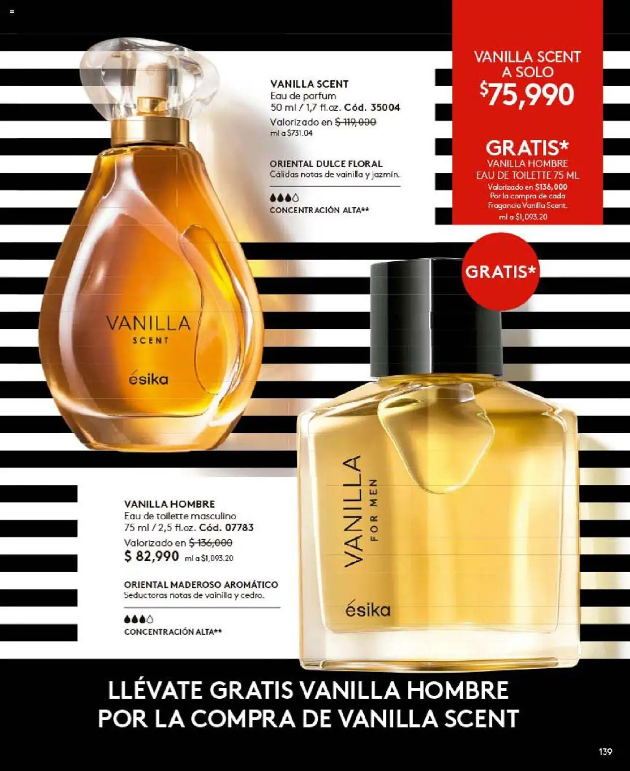 Ésika revista - valida desde el 24.09.2025 | Página: 139 | Productos: Fragancia, Eau de toilette