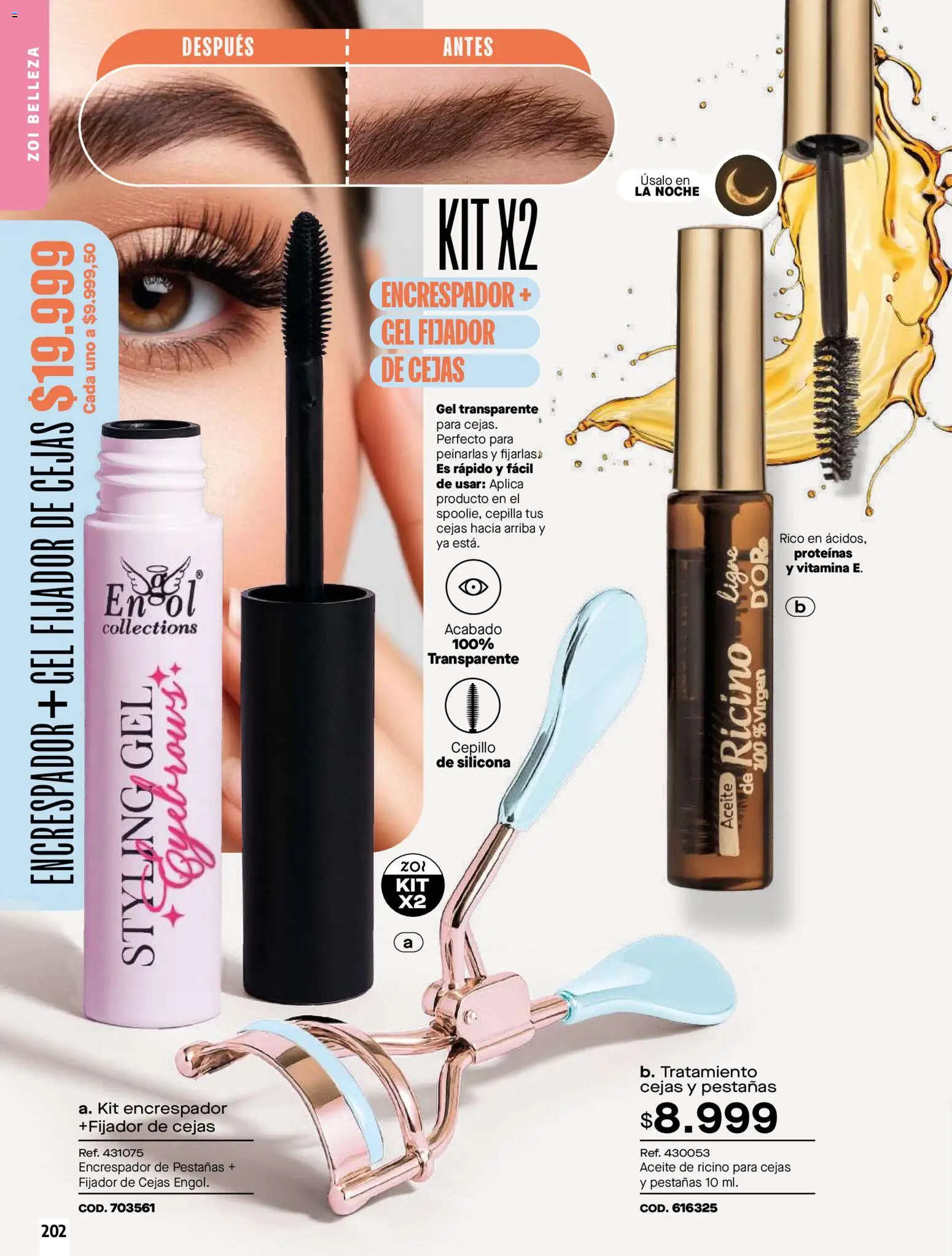 Carmel revista - valida desde el 01.04.2026 | Página: 202 | Productos: Fijador, Cepillo, Aceite