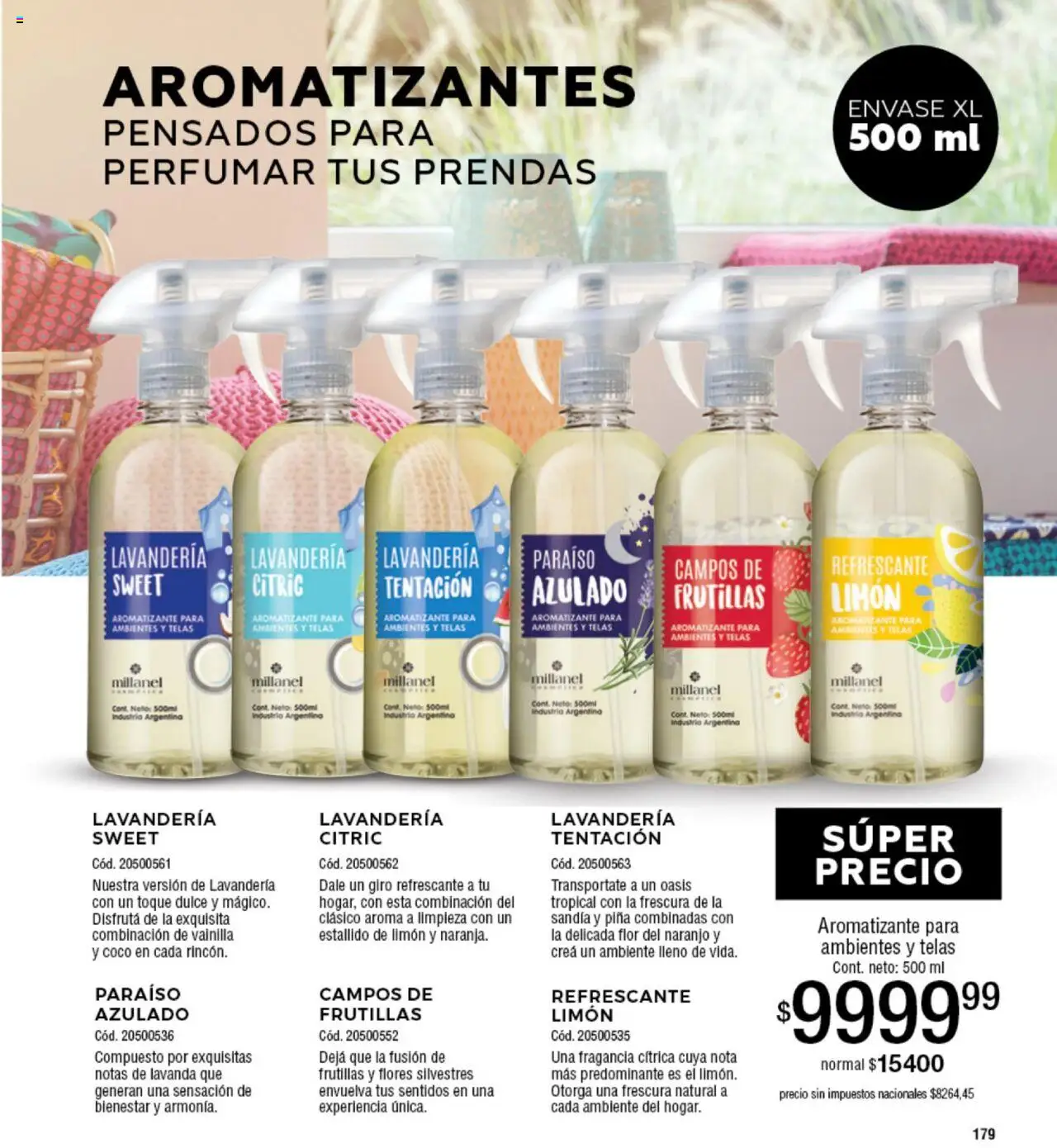 Millanel - Catálogo │ válido desde el 20.10.2025 | Página: 179 | Productos: Sandía, Fragancia, Limón, Piña