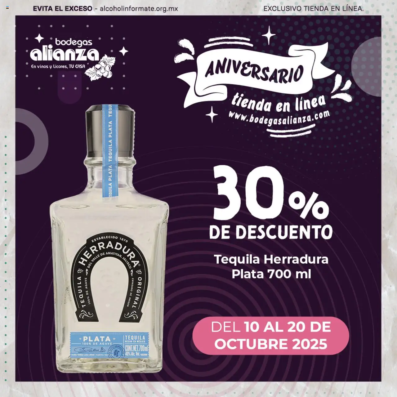 Nuevas ofertas de Bodegas Alianza válidas en toda la República Mexicana desde el 10.10.2025. ¡Encuentra las mejores ofertas en Bodegas Alianza - Catálogo Tequilas! | Página: 3 | Productos: Tequila