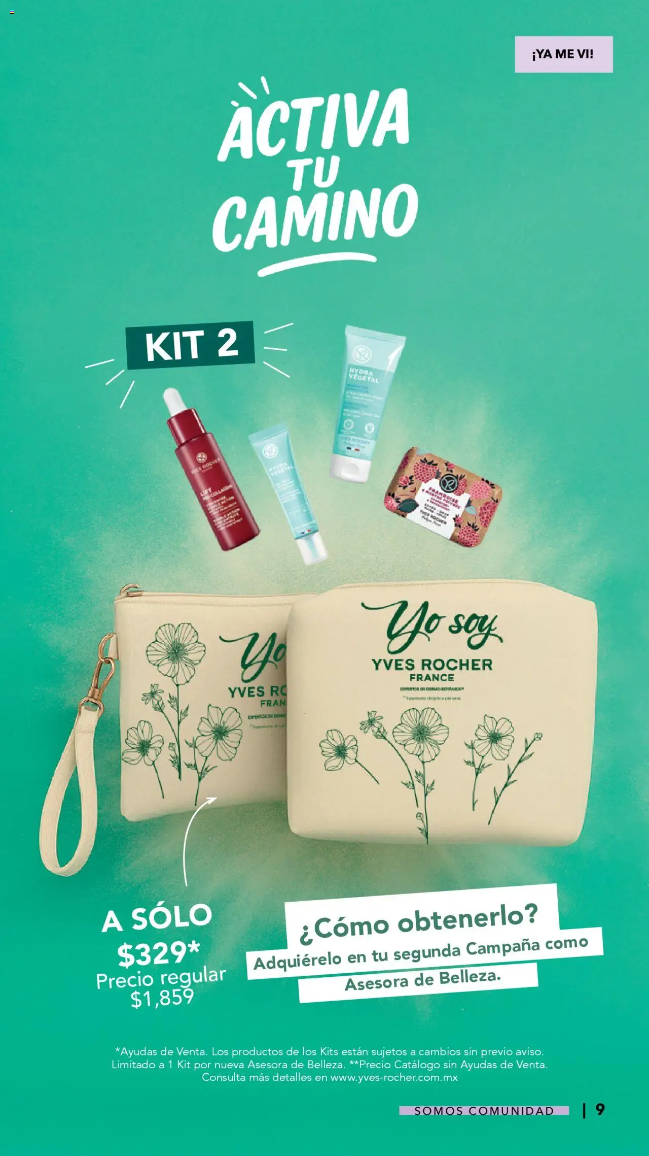 Nuevas ofertas de Yves Rocher válidas en toda la República Mexicana desde el 18.09.2025. ¡Encuentra las mejores ofertas en Yves Rocher - Catálogo Somos Comunidad! | Página: 9 | Productos: Campana