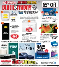 Preview of ABC Warehouse weekly ads valid from 16.11.2025