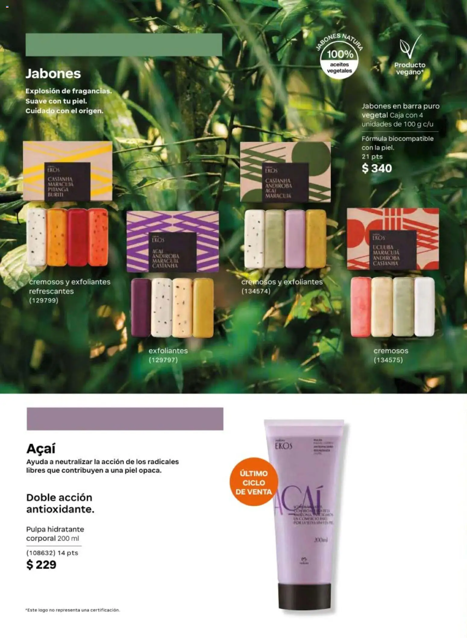 Nuevas ofertas de Natura válidas en toda la República Mexicana desde el 24.04.2026. ¡Encuentra las mejores ofertas en Natura campaña 7 2026! | Página: 118 | Productos: Barra, Caja