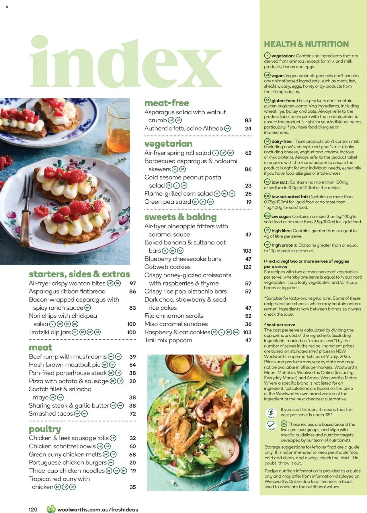 Woolworths catalogue - valid from 01.10.2025 | Page: 120 | Products: Shelf, Dairy, Steak, Raspberry