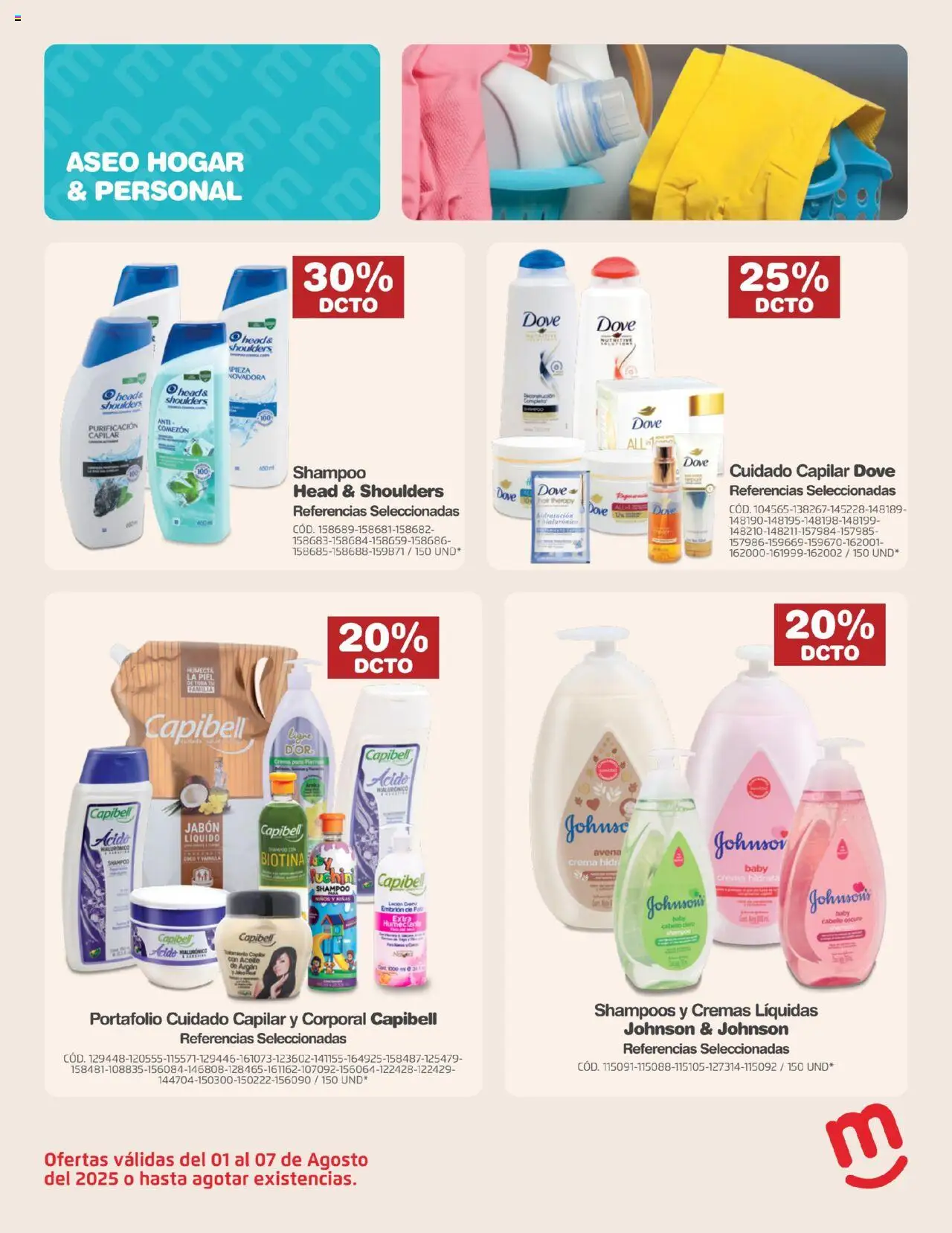 Makro revista - valida desde el 01.08.2025 | Página: 19 | Productos: Avena, Shampoo, Coco, Jabón