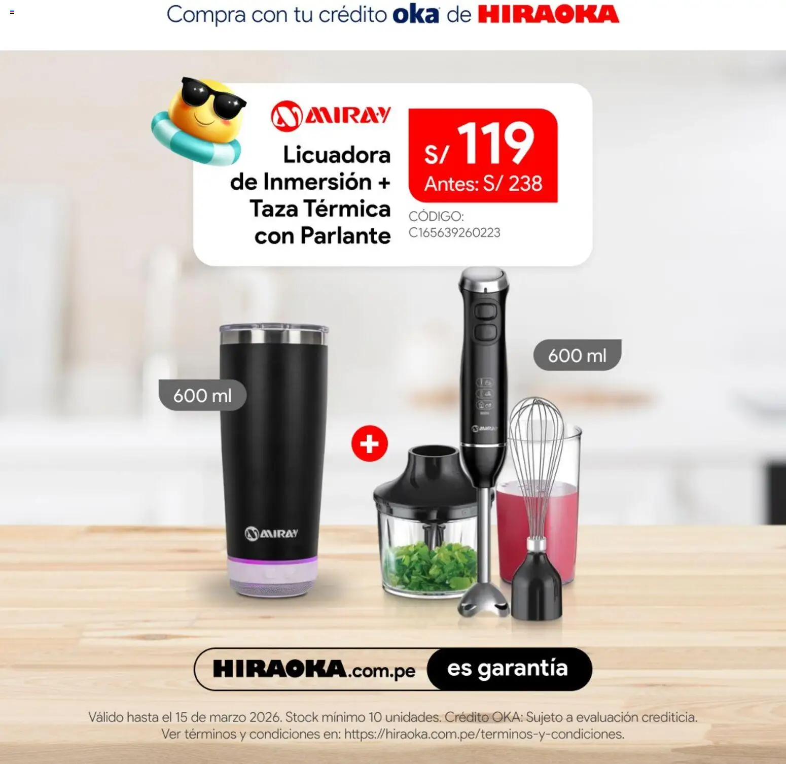 Catálogo Hiraoka válido desde 04.03.2026 | Página: 4 | Productos: Parlante, Licuadora