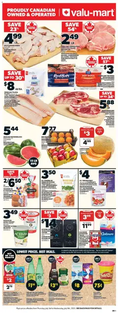 Preview of Valu Mart weekly flyer / circulaire from shop Valu Mart valid from 03.07.2025