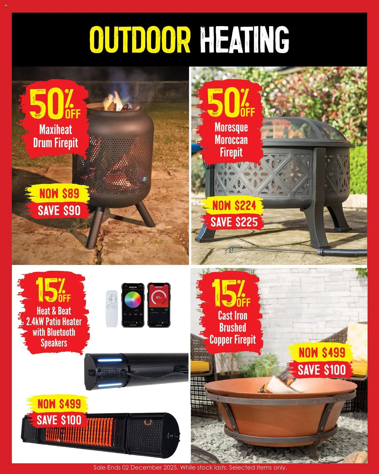 Barbeques Galore catalogue - valid from 12.11.2025 | Page: 9 | Products: Heater, Iron