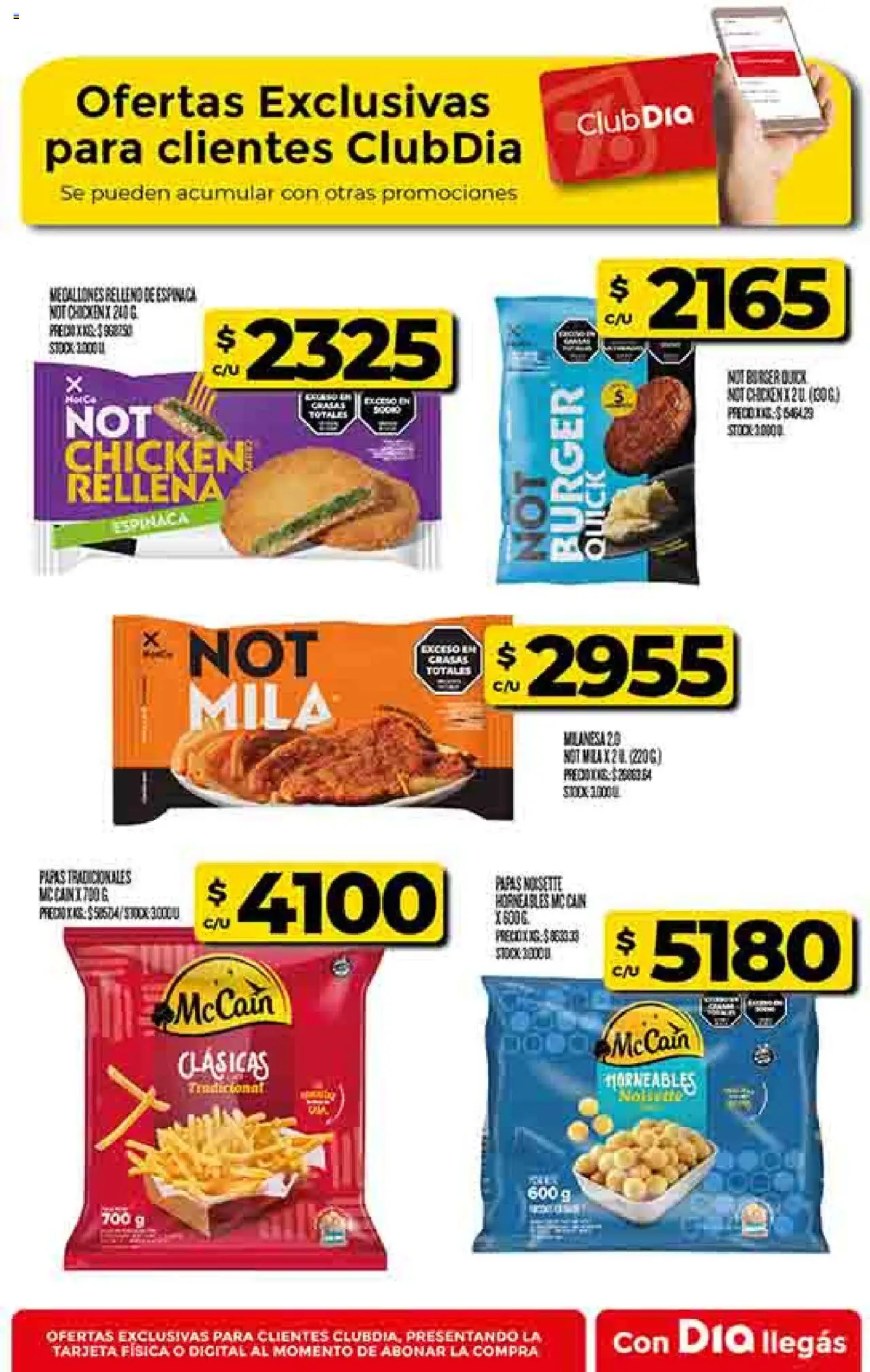 Supermercado DIA Ofertas │ válido desde el 27.08.2025 | Página: 38 | Productos: Milanesa, Espinaca