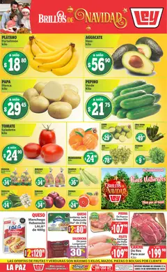 Vista previa de Casa Ley folleto Las ofertas de frutas y verduras, nuevo folleto de la tienda, válido en México a partir del 22.11.2025