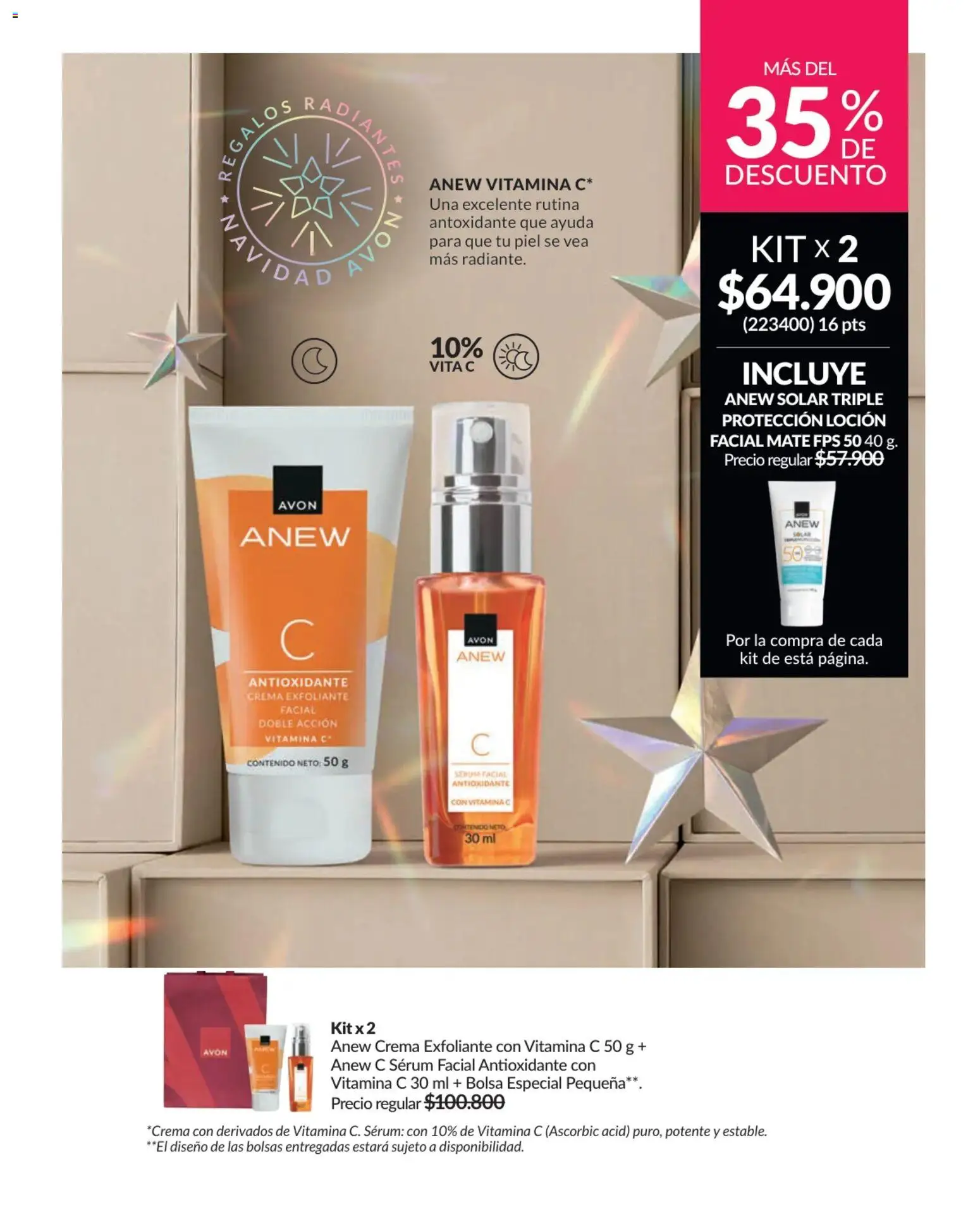 Avon revista - valida desde el 17.11.2025 | Página: 18 | Productos: Exfoliante facial, Crema, Serum, Loción