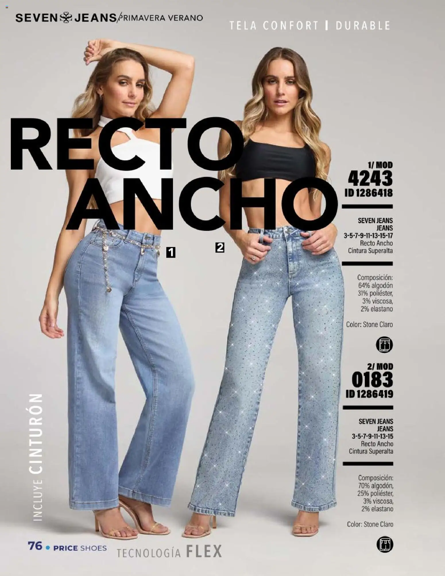 Nuevas ofertas de Price Shoes válidas en toda la República Mexicana desde el 05.02.2026. ¡Encuentra las mejores ofertas en Price Shoes catálogo Jeans! | Página: 76