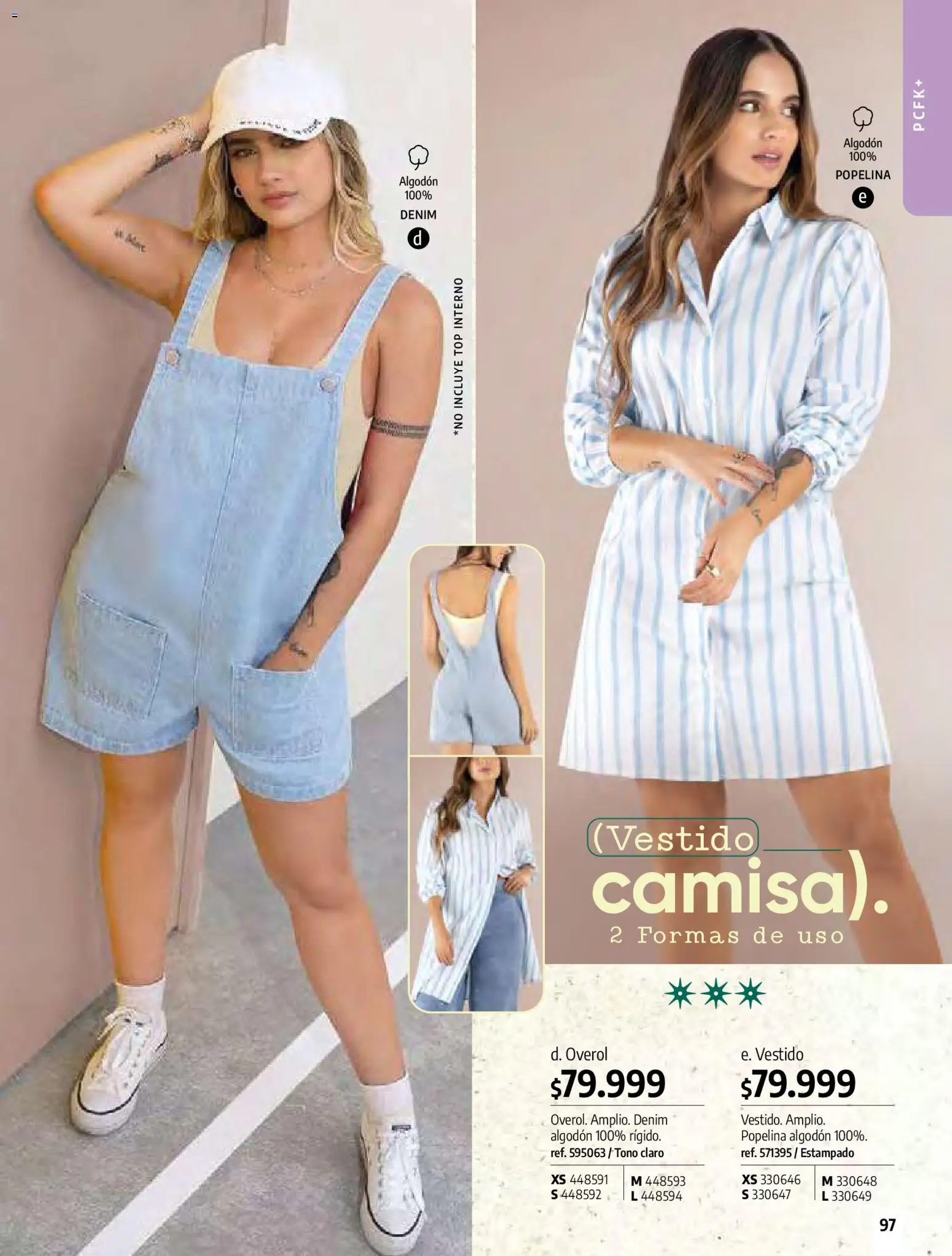 Pacifika revista - valida desde el 01.04.2026 | Página: 97 | Productos: Algodón, Top, Vestido, Overol