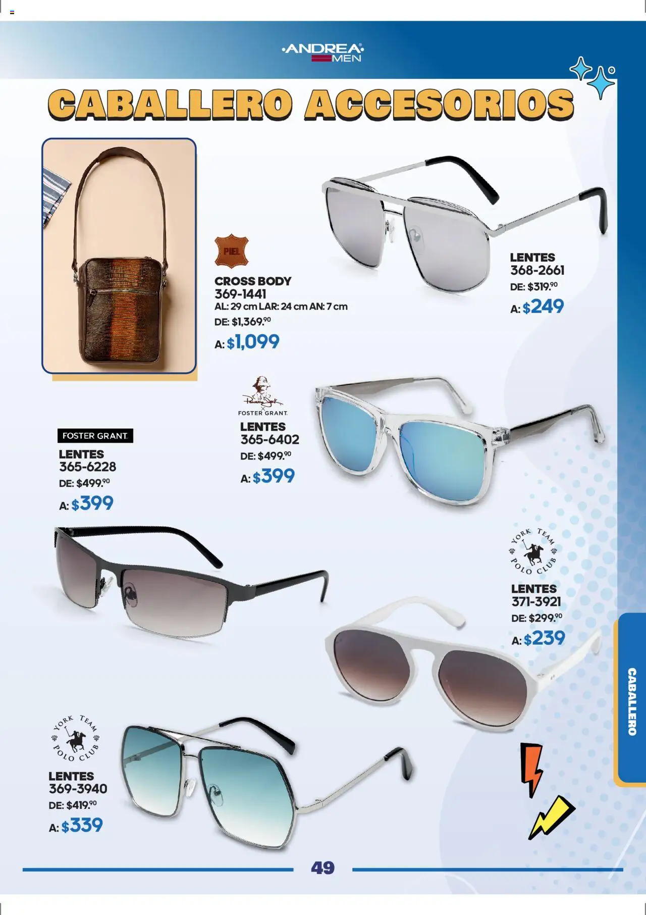 Nuevas ofertas de Andrea válidas en toda la República Mexicana desde el 28.09.2025. ¡Encuentra las mejores ofertas en Andrea - Catálogo Andrea Fest! | Página: 49 | Productos: Lentes, Body
