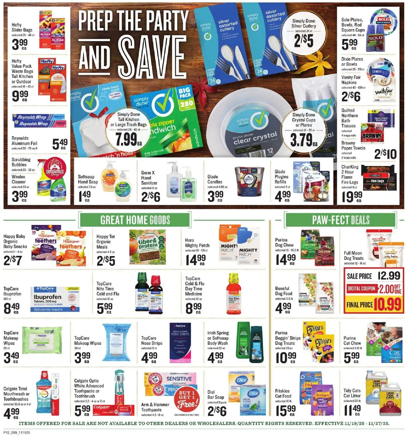 Lowes Foods Weekly Ad - GA - valid from 19.11.2025 | Page: 16 | Products: Cat Food, Cat Litter, Toothpaste, Toothbrush