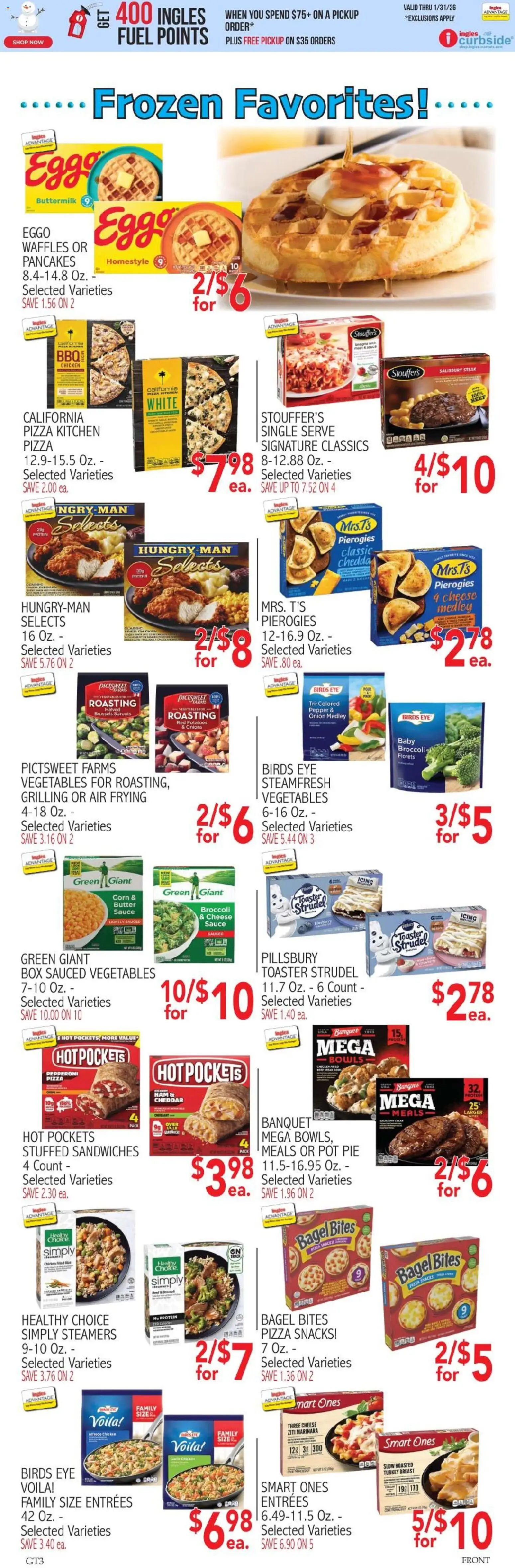 Ingles Weekly Ad - valid from 07.01.2026 | Page: 7 | Products: Cheese, Potatoes, Vegetables, Onion