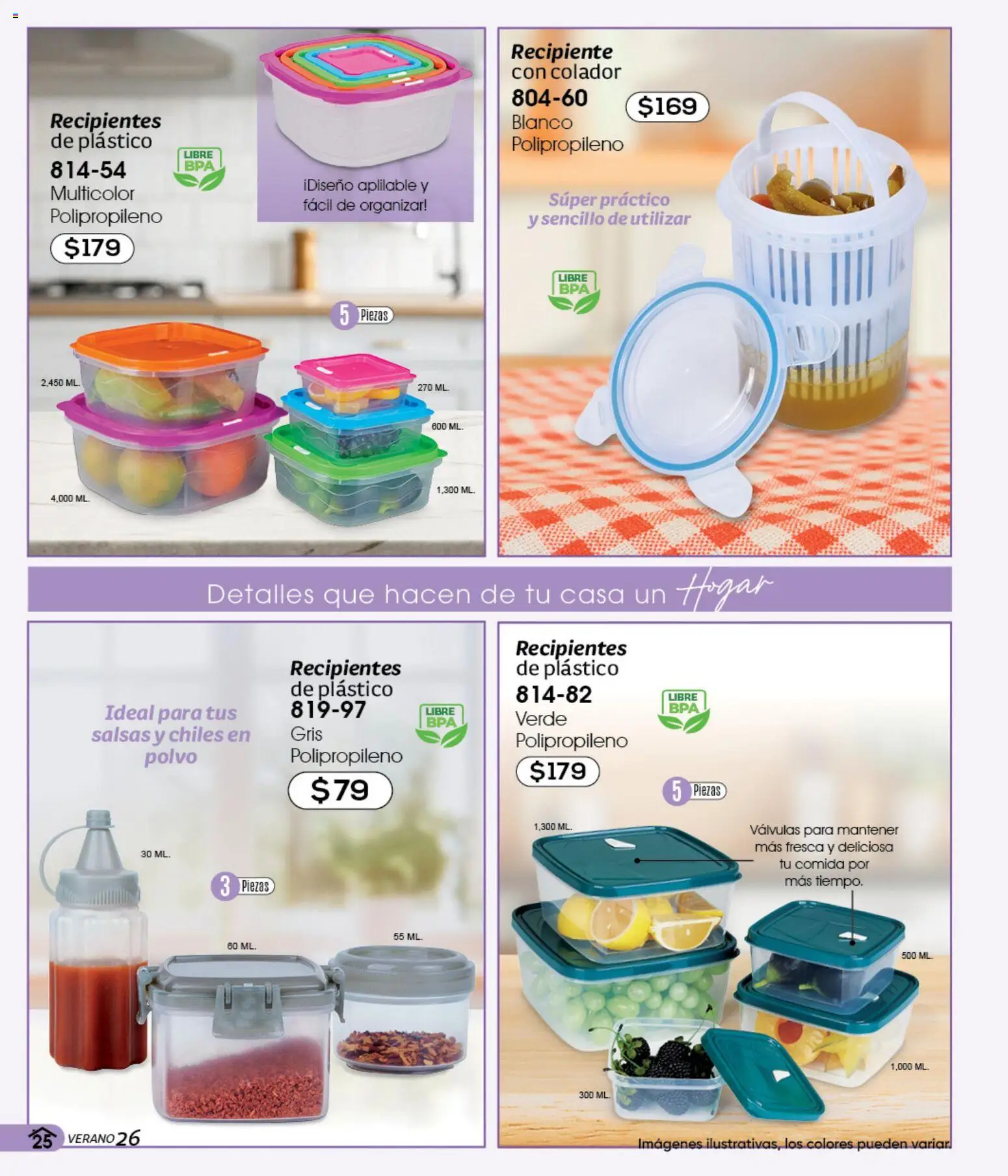 Nuevas ofertas de Cklass válidas en toda la República Mexicana desde el 05.03.2026. ¡Encuentra las mejores ofertas en Cklass catálogo Verano Joyería! | Página: 75 | Productos: Colador, Polvo