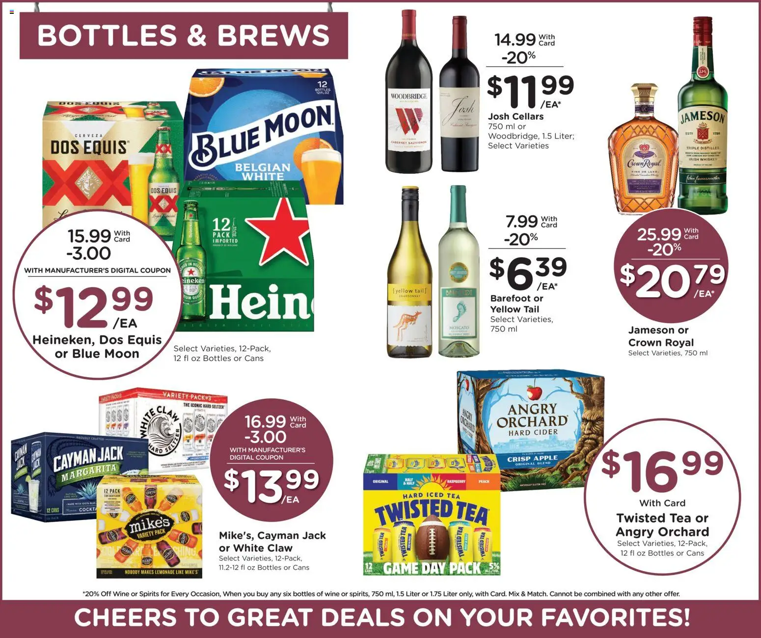 Smith's Weekly Ad - WY - valid from 07.01.2026 | Page: 13 | Products: Tea, Whiskey, Raspberry, Game