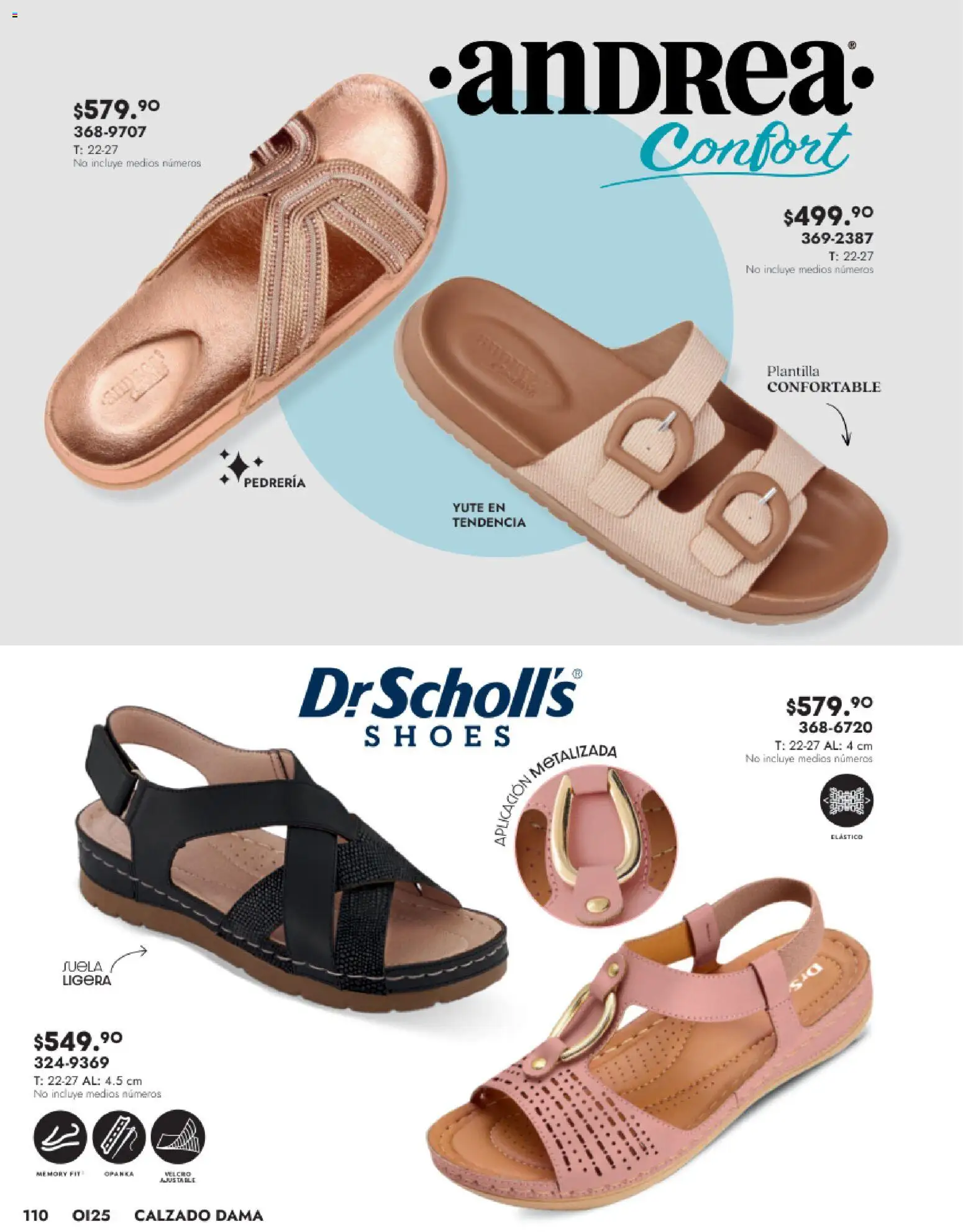 Nuevas ofertas de Andrea válidas en toda la República Mexicana desde el 24.08.2025. ¡Encuentra las mejores ofertas en Andrea - Catálogo Calzado Dama! | Página: 110