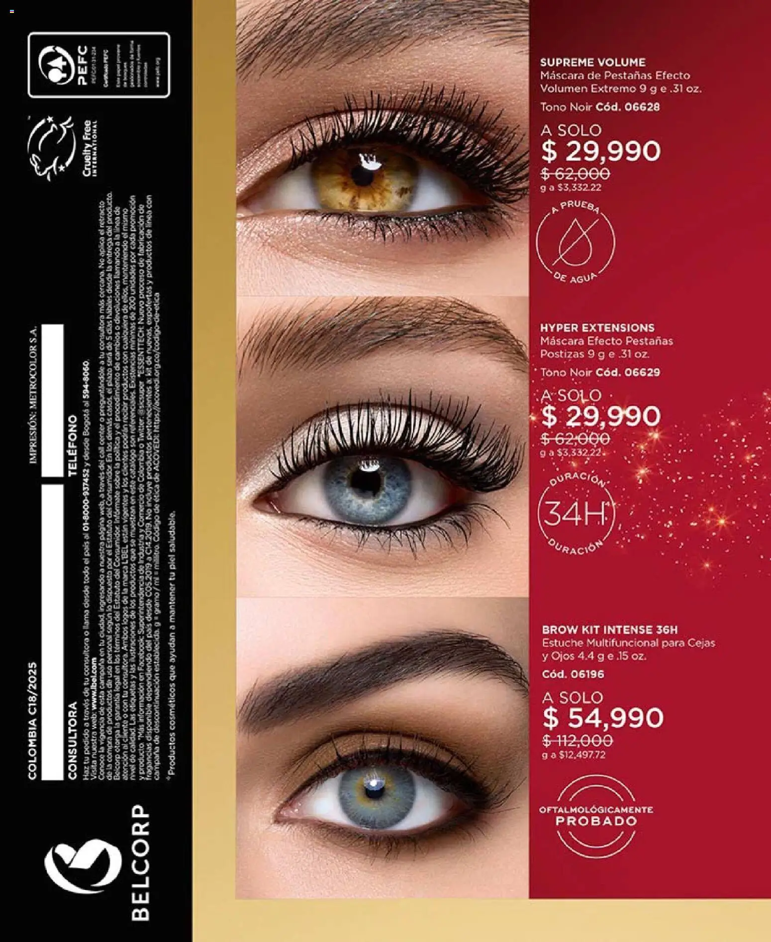 L'Bel revista - valida desde el 03.11.2025 | Página: 84 | Productos: Estuche, Teléfono, Sobre, Pestañas postizas