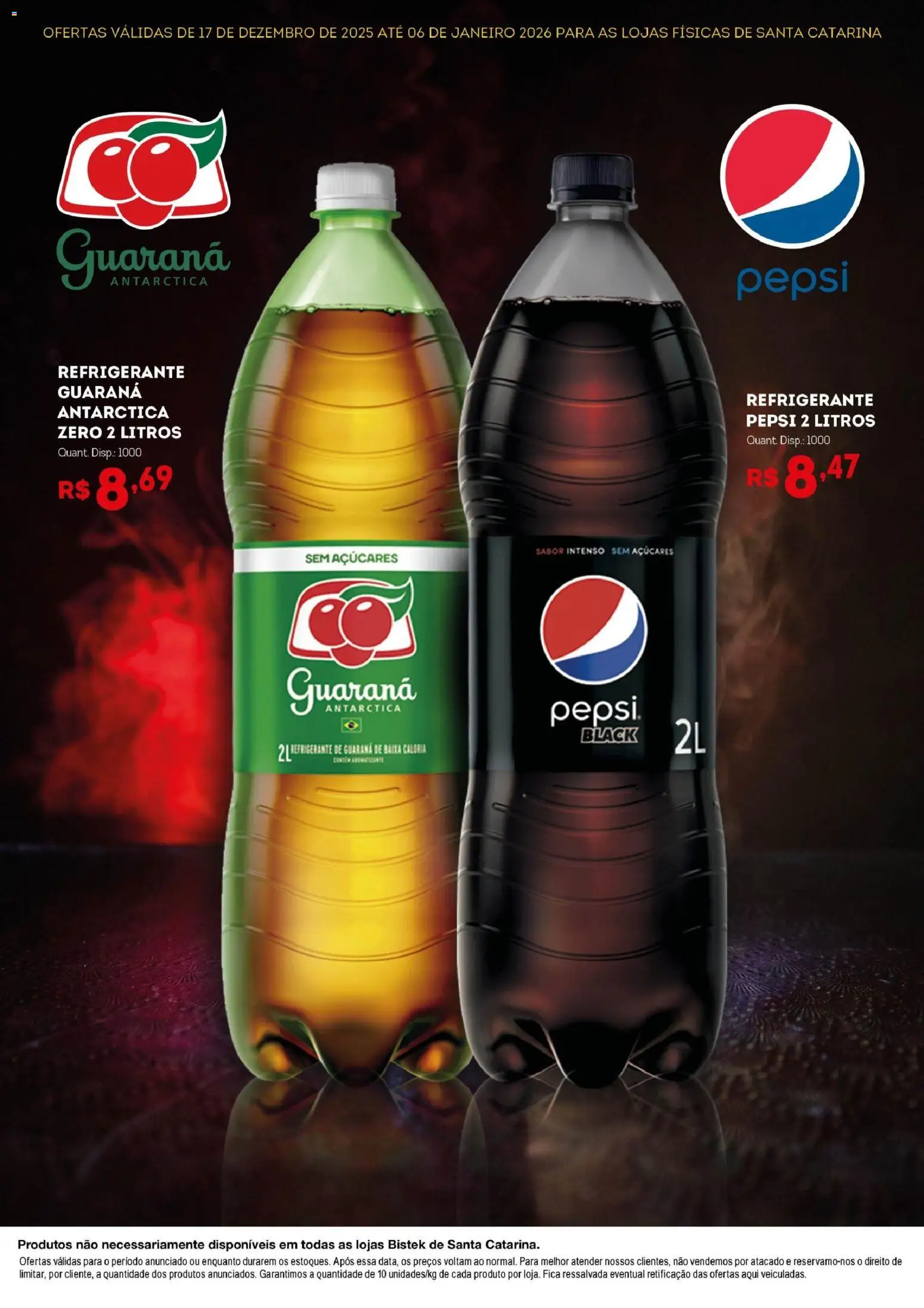 Bistek Supermercados Folheto - válido de 17.12.2025 | Página: 2 | Produtos: Guaraná, Refrigerante