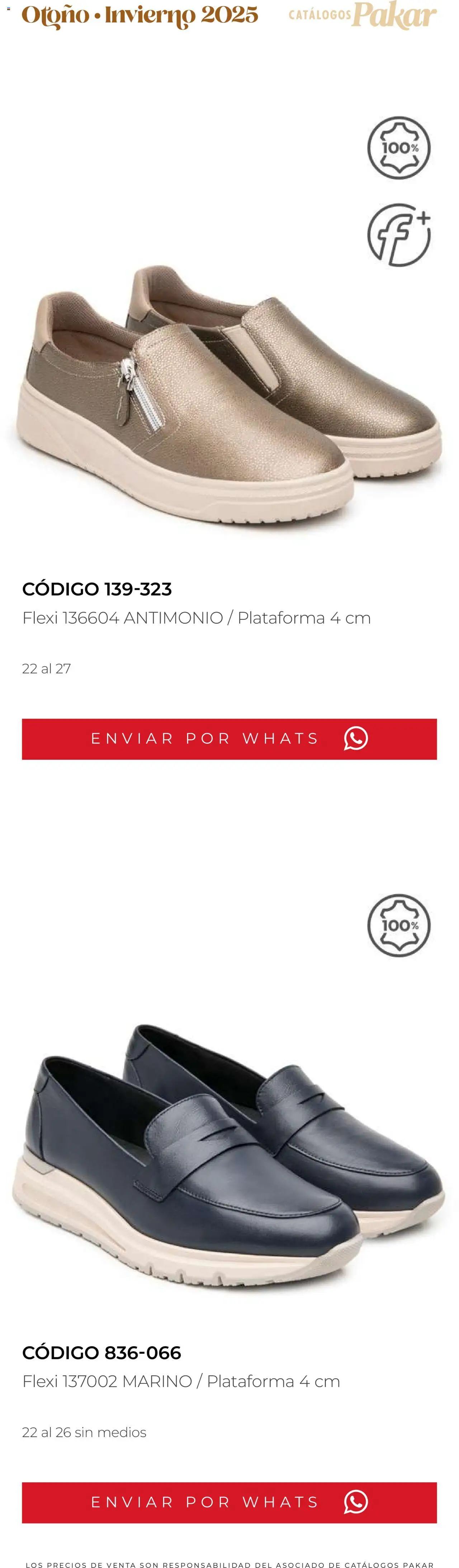 Nuevas ofertas de SC Pakar válidas en toda la República Mexicana desde el 10.10.2025. ¡Encuentra las mejores ofertas en SC Pakar - Catálogo Flexi otoño / invierno! | Página: 116