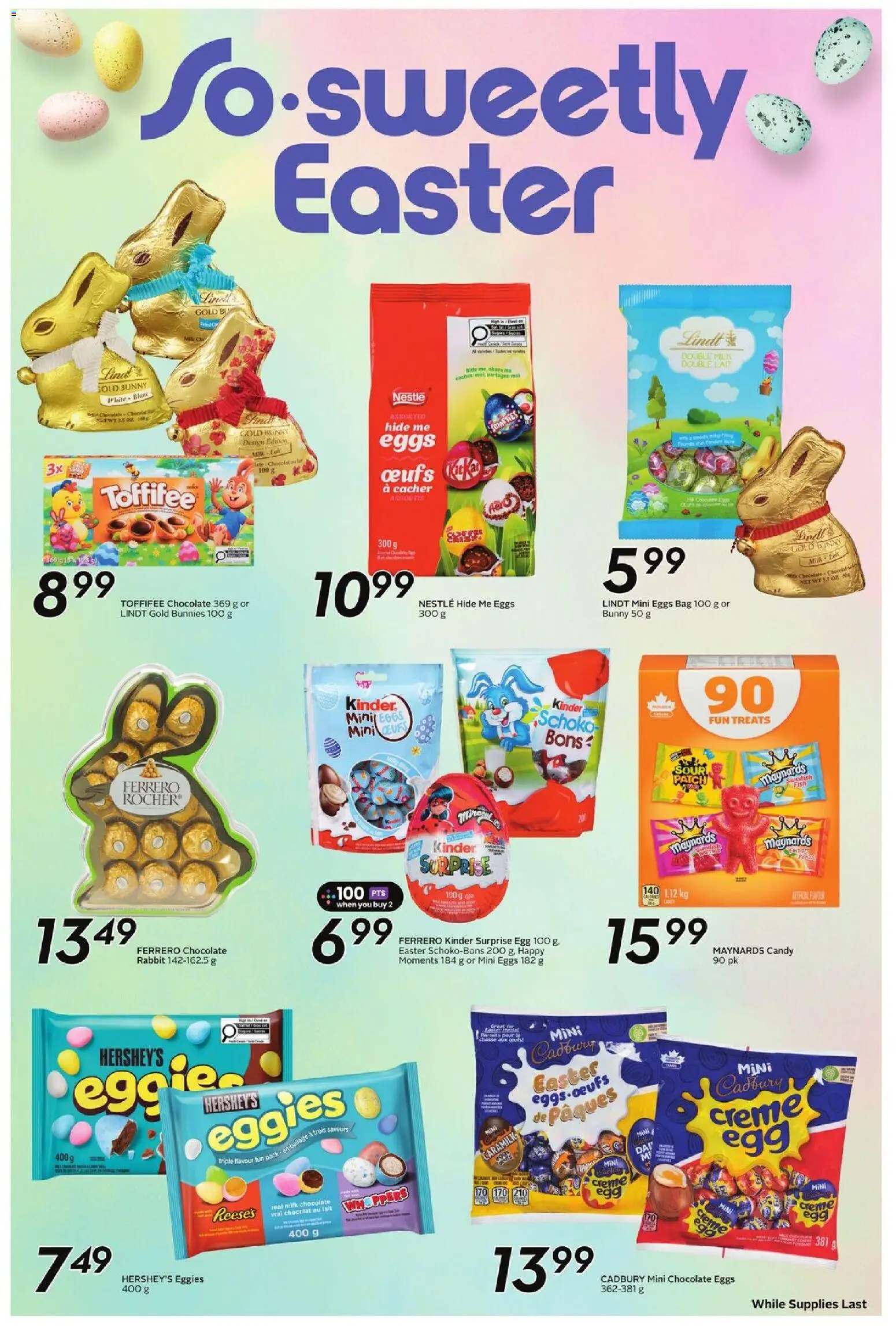 Sobeys flyer valid from 26.02.2026 | Page: 19 | Products: Fish, Milk, Eggs, Chocolate