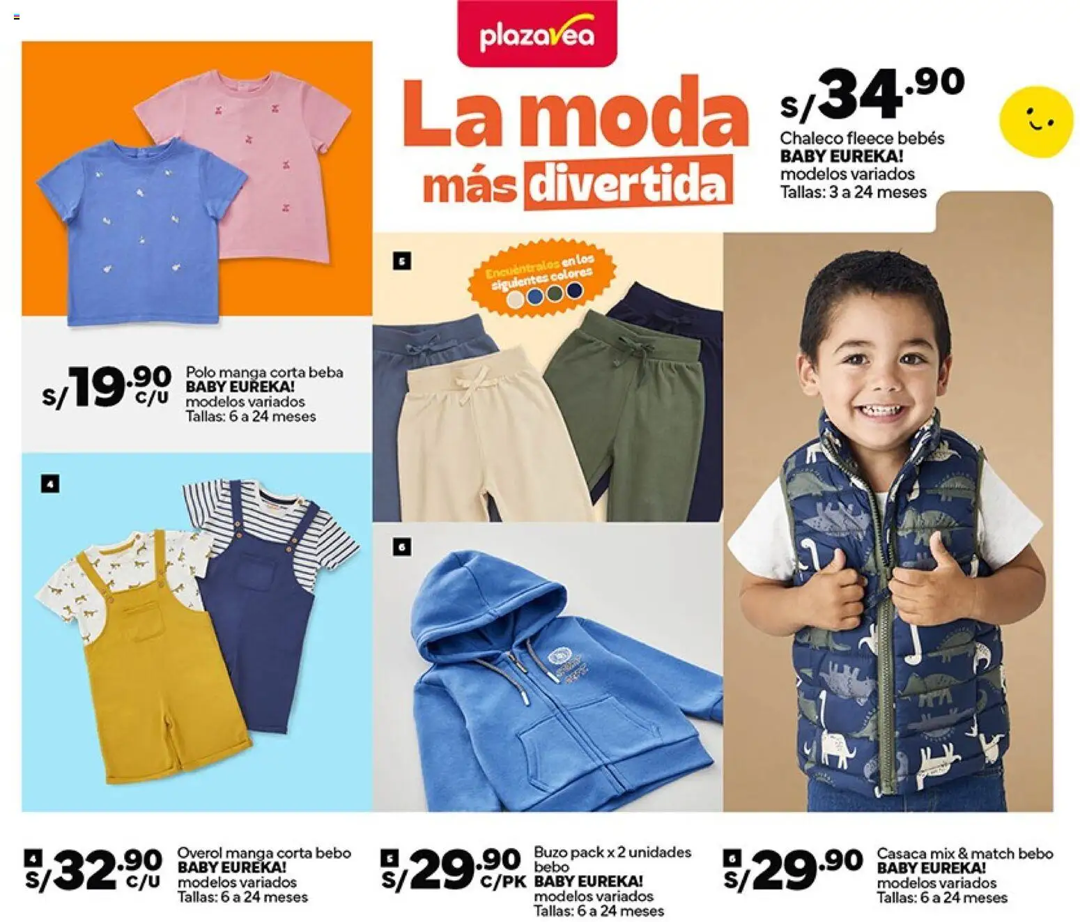 Catálogo Plaza Vea válido desde 23.03.2026 | Página: 9 | Productos: Polo, Chaleco, Overol
