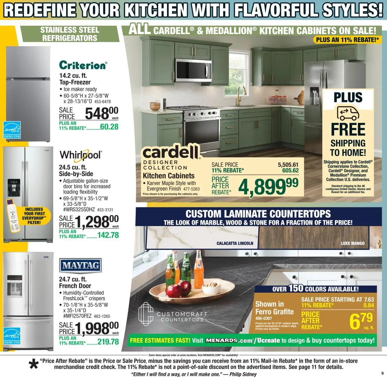 Menards Weekly Ad - valid from 06.08.2025 | Page: 14 | Products: Mango, Ice Maker