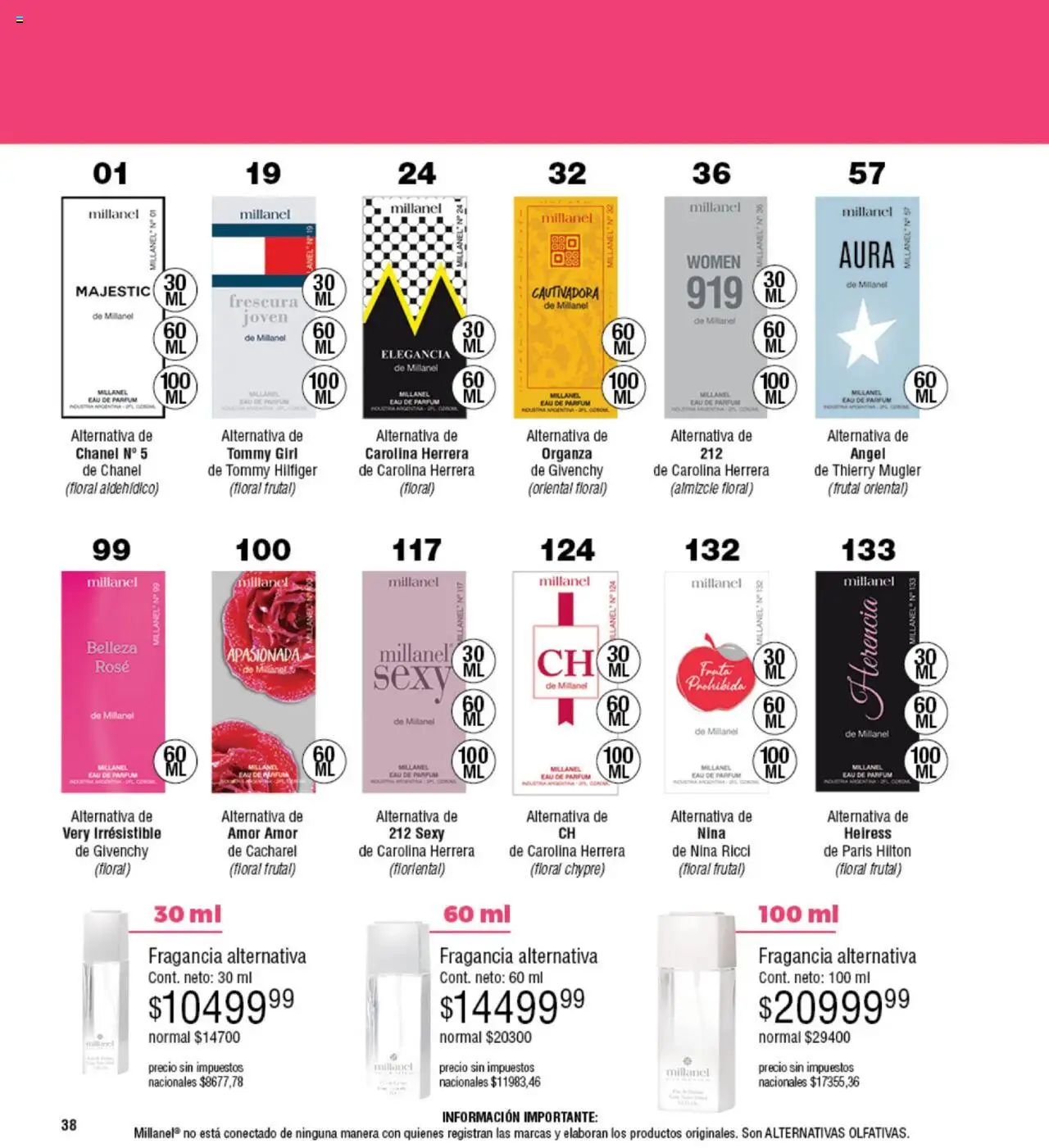 Millanel - Catálogo │ válido desde el 20.10.2025 | Página: 38 | Productos: Fragancia