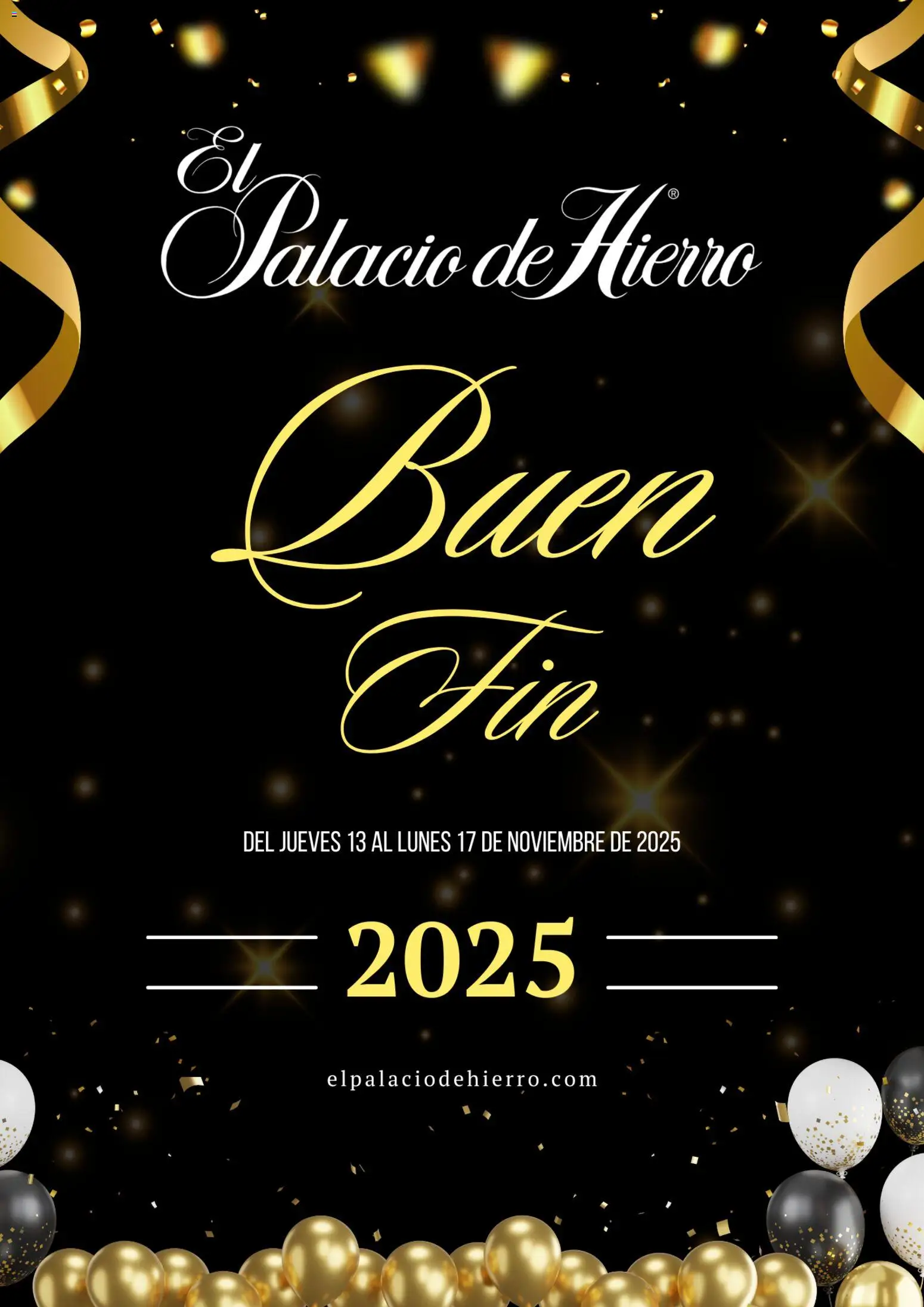 Nuevas ofertas de Palacio De Hierro válidas en toda la República Mexicana desde el 10.11.2025. ¡Encuentra las mejores ofertas en Palacio De Hierro Buen Fin aviso! | Página: 1