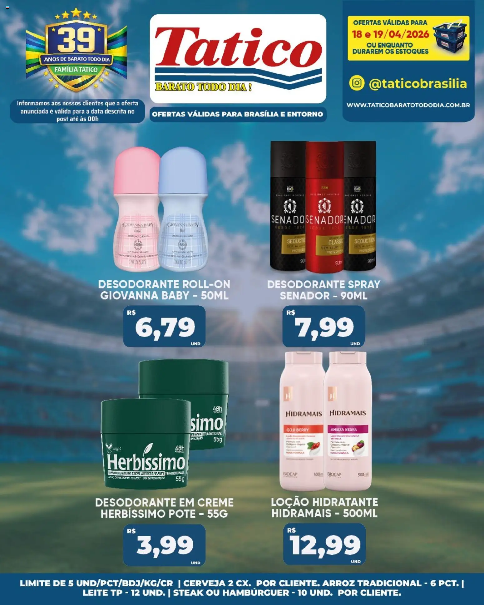 Tatico Folheto - válido de 18.04.2026 | Página: 21 | Produtos: Desodorante, Arroz, Creme, Ameixa