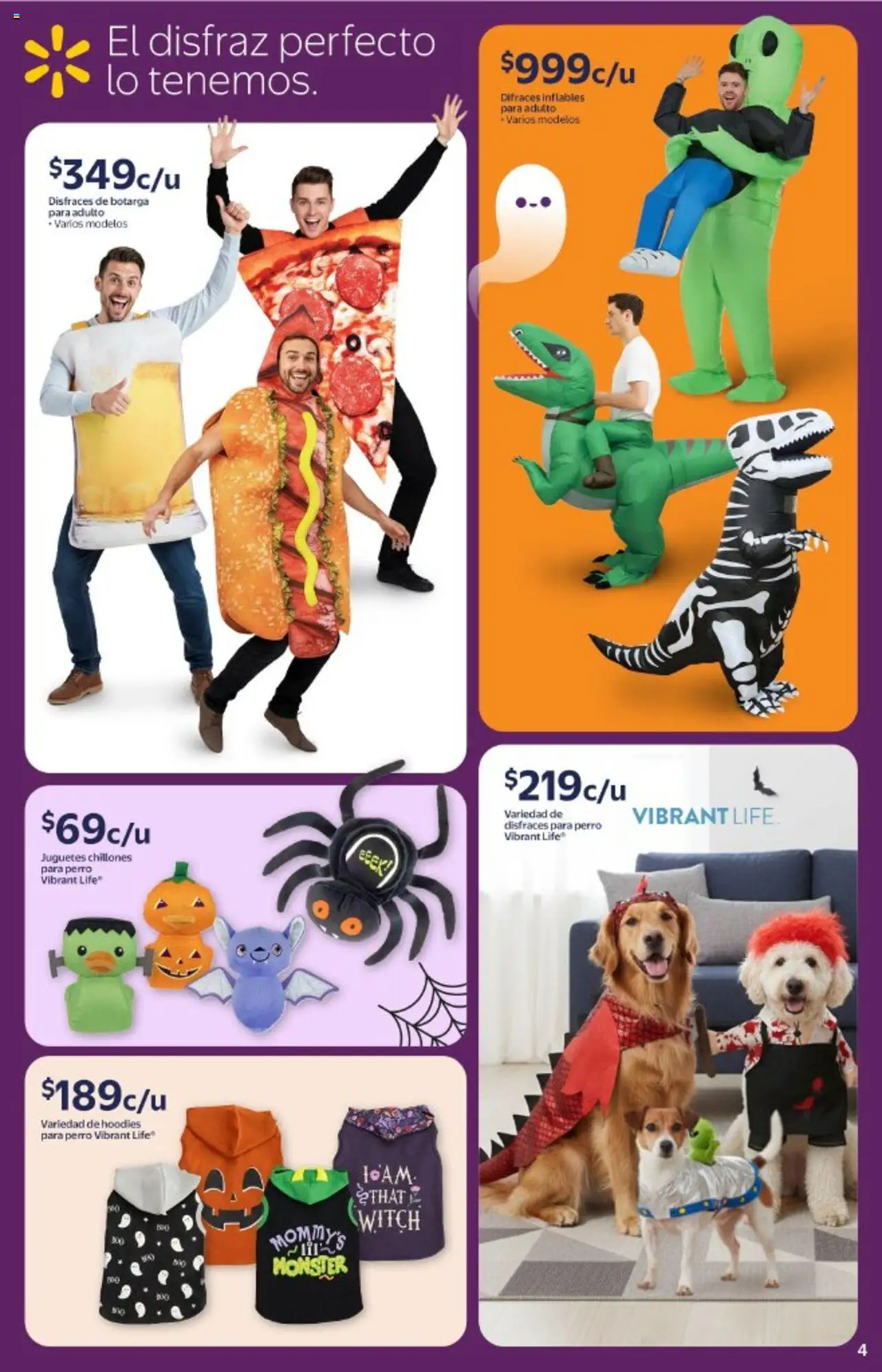 Nuevas ofertas de Walmart válidas en toda la República Mexicana desde el 14.10.2025. ¡Encuentra las mejores ofertas en Walmart - Folleto Halloween! | Página: 4