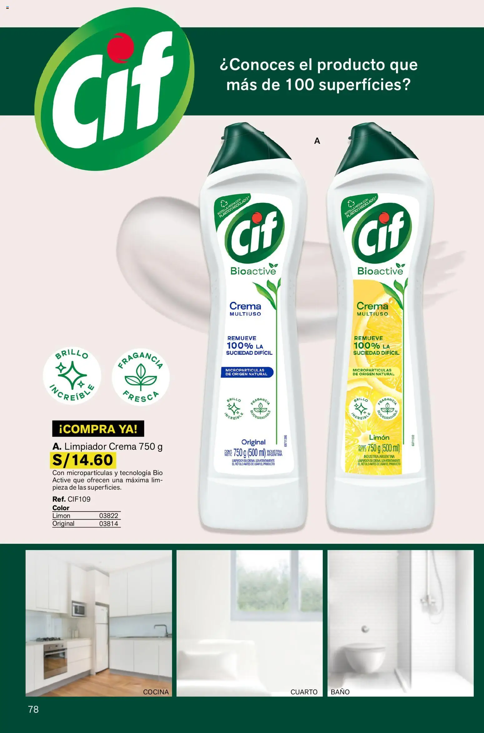 Catálogo Leonisa válido desde 13.11.2025 | Página: 78 | Productos: Baño, Crema, Cocina, Fragancia