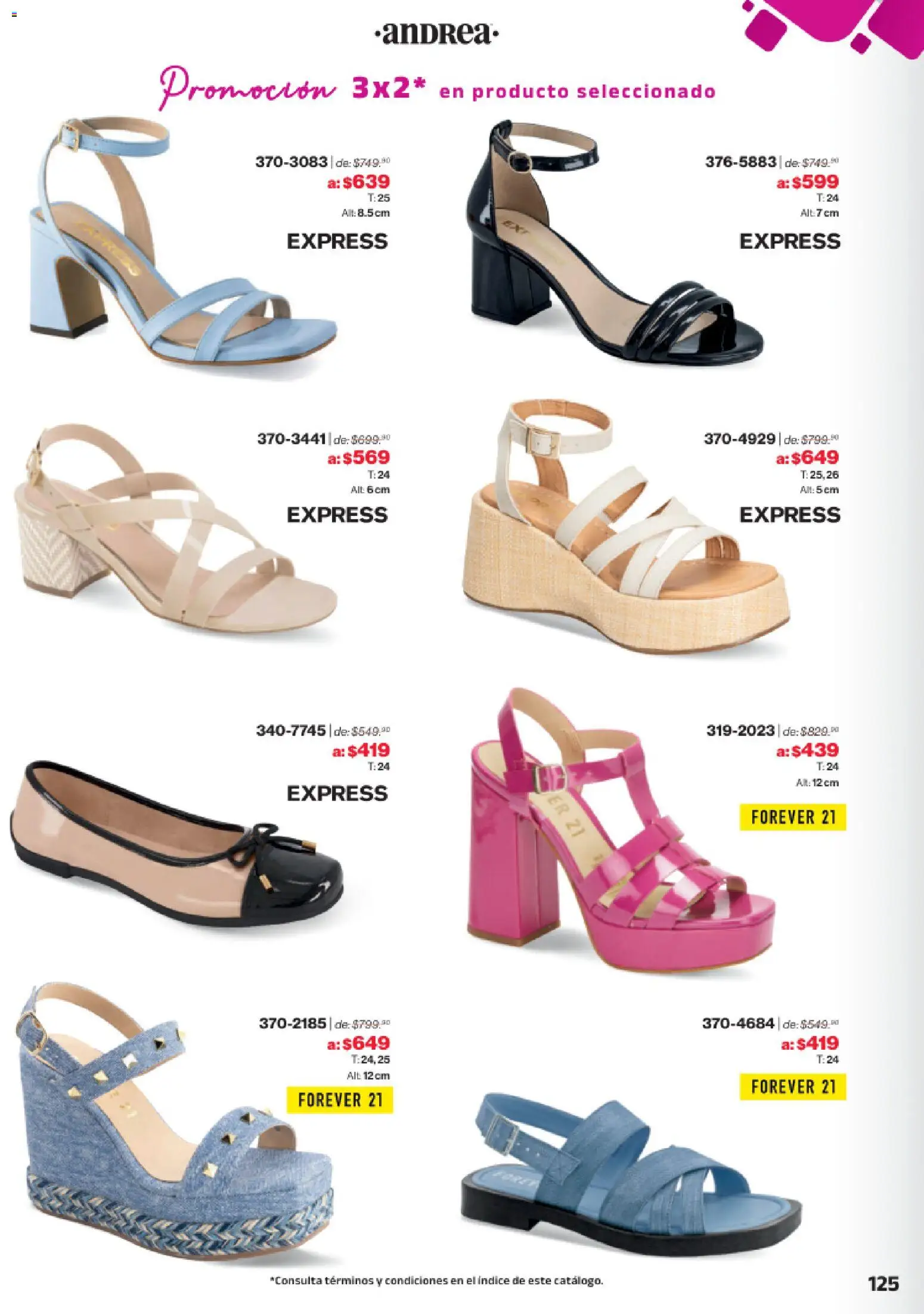 Nuevas ofertas de Andrea válidas en toda la República Mexicana desde el 02.11.2025. ¡Encuentra las mejores ofertas en Andrea catálogo Outlet! | Página: 125