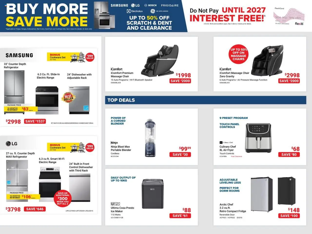 Visions flyer valid from 19.09.2025 | Page: 4 | Products: Speaker, Refrigerator, Dishwasher, Chair