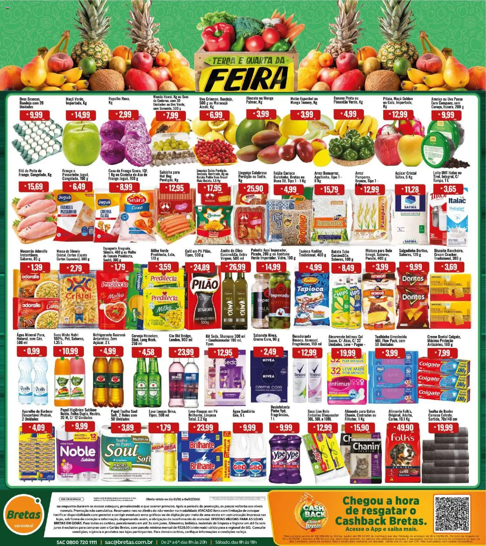 Bretas Folheto - válido de 03.02.2026 | Página: 1