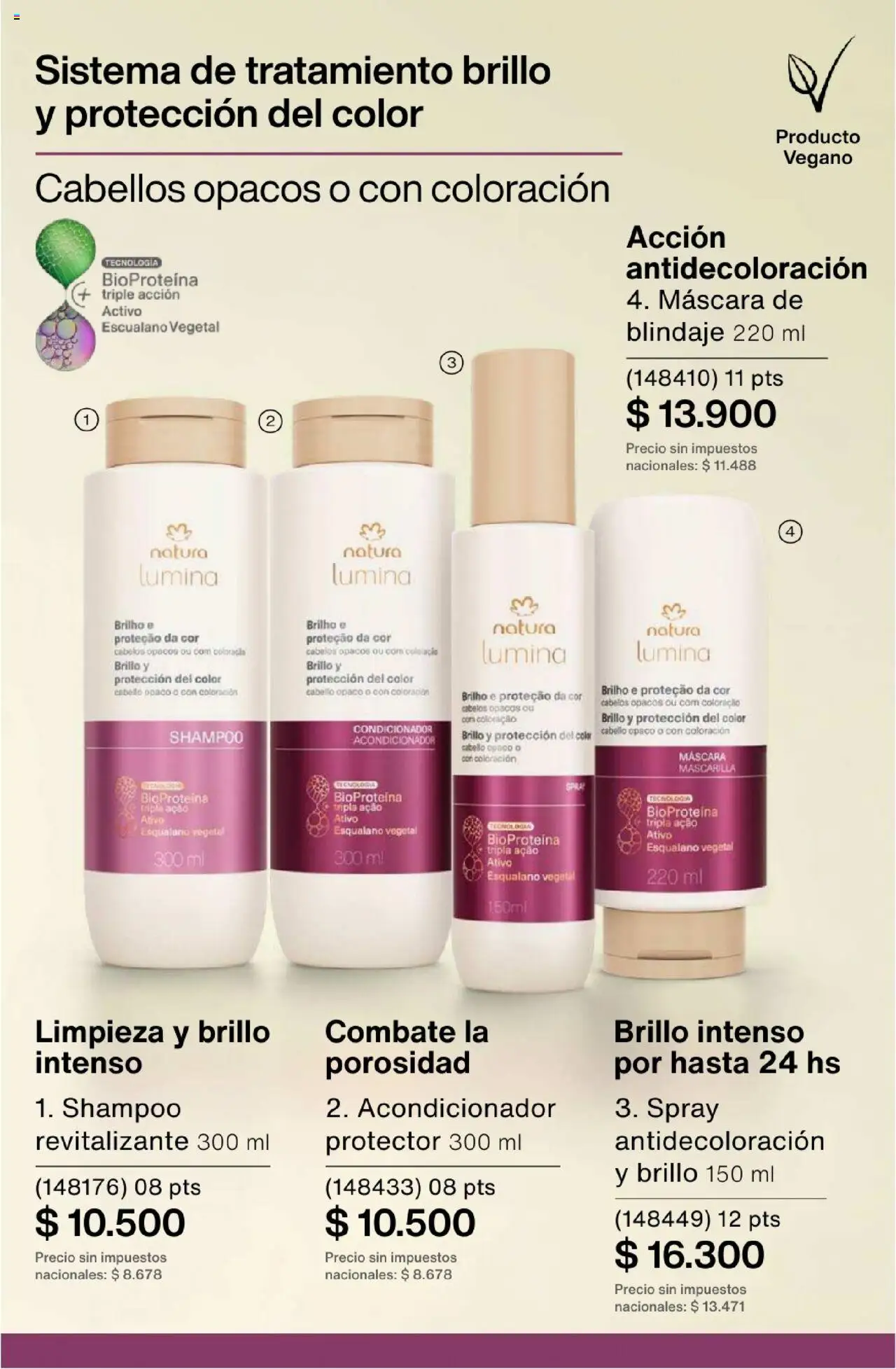 Catálogo Natura Ciclo 13 │ válido desde el 11.09.2025 | Página: 268 | Productos: Mascarilla, Máscara, Shampoo, Brillo