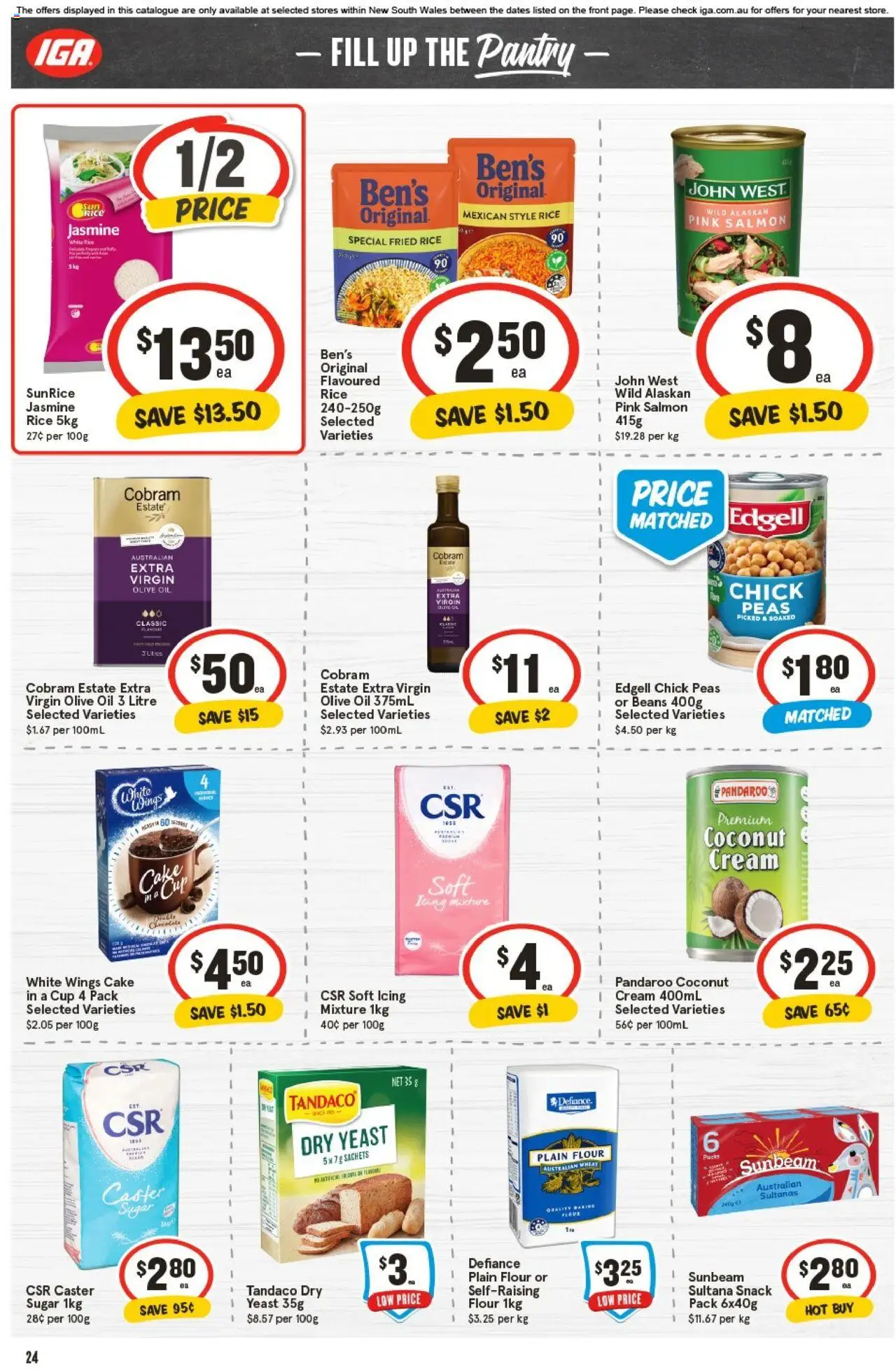 IGA catalogue - valid from 01.10.2025 | Page: 23 | Products: Juice, Passionfruit, Cream, Sugar
