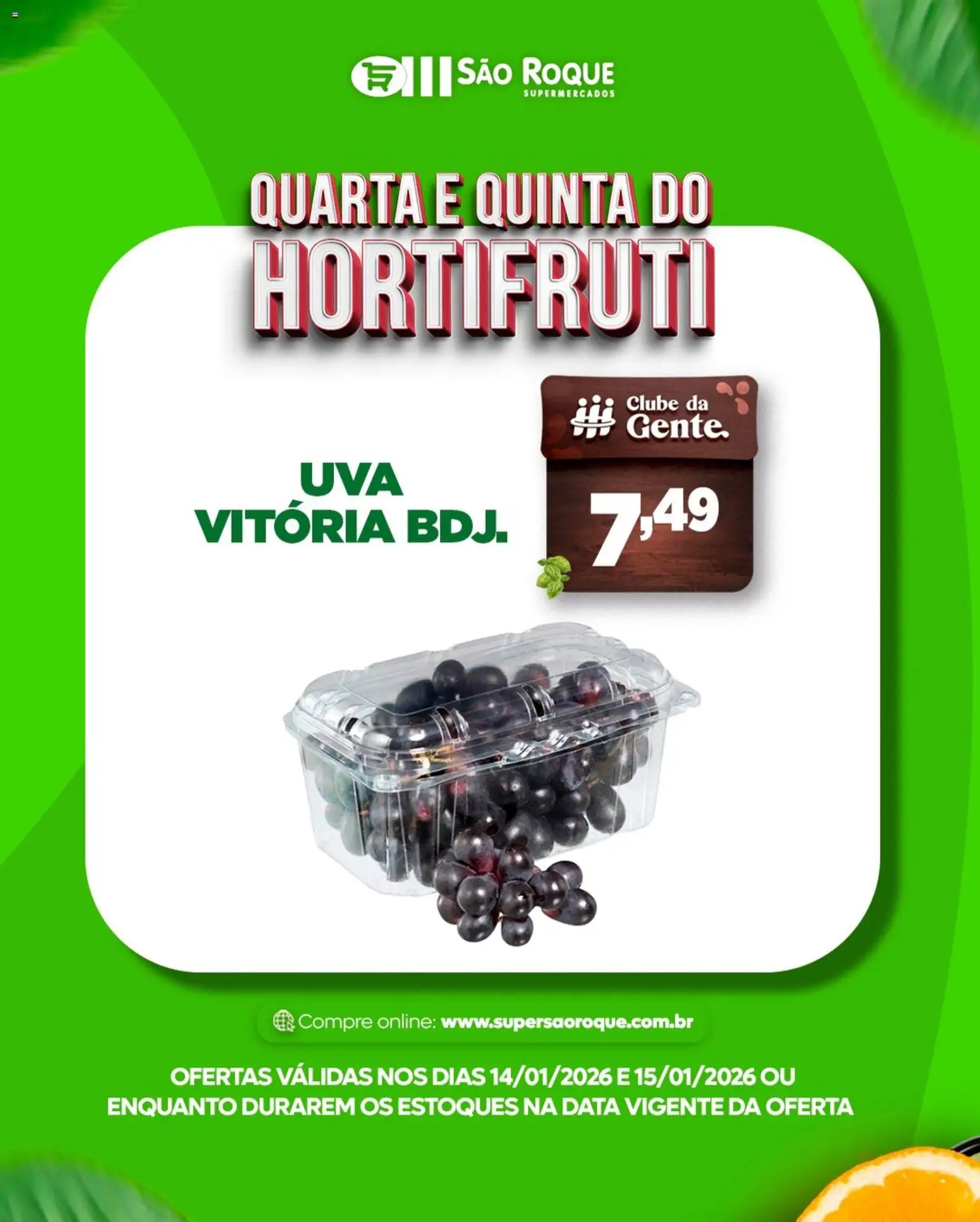 São Roque Supermercados Folheto - válido de 14.01.2026 | Página: 5