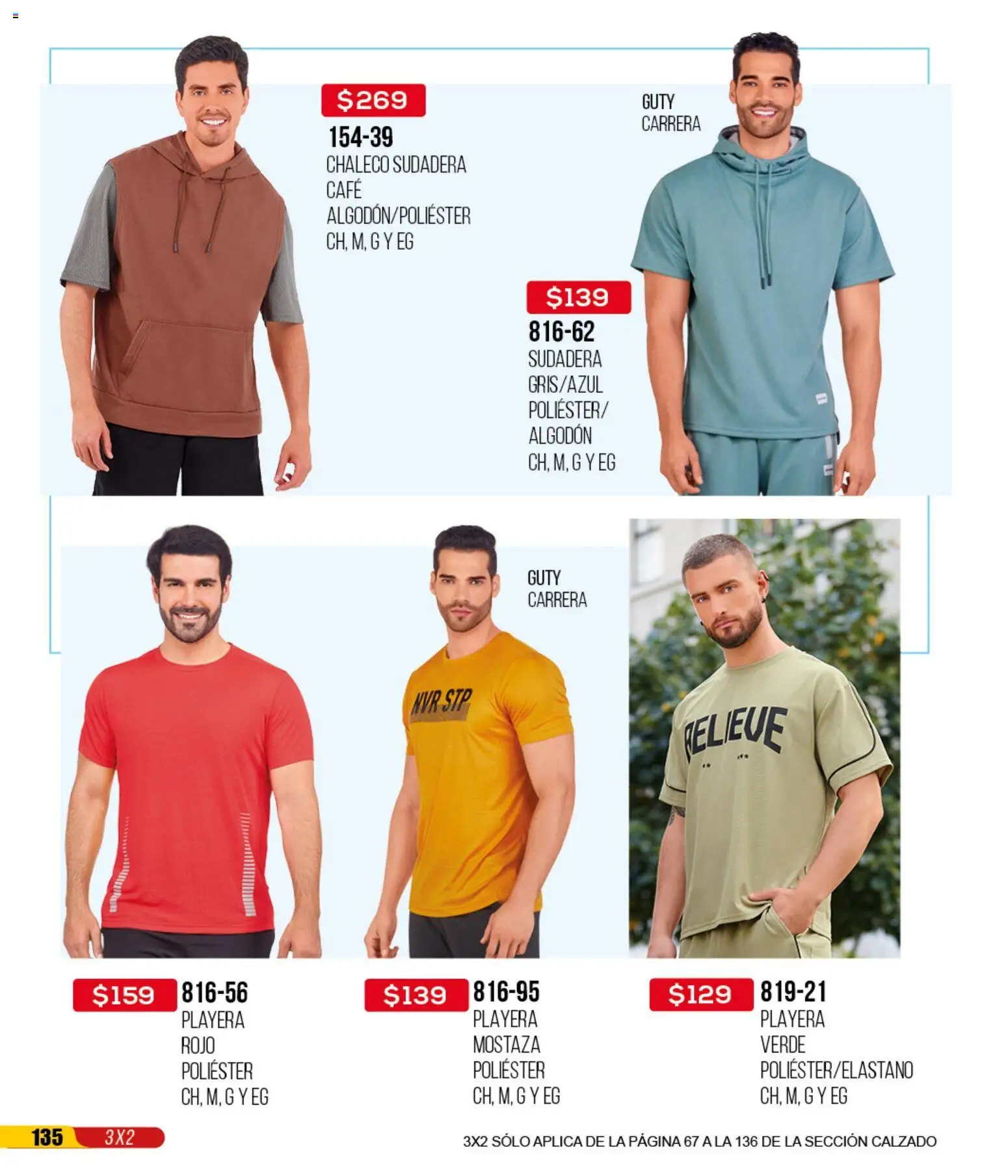 Nuevas ofertas de Cklass válidas en toda la República Mexicana desde el 14.04.2026. ¡Encuentra las mejores ofertas en Cklass catálogo 3X2 Digital Ropa! | Página: 232 | Productos: Chaleco, Algodón, Sudadera, Playera