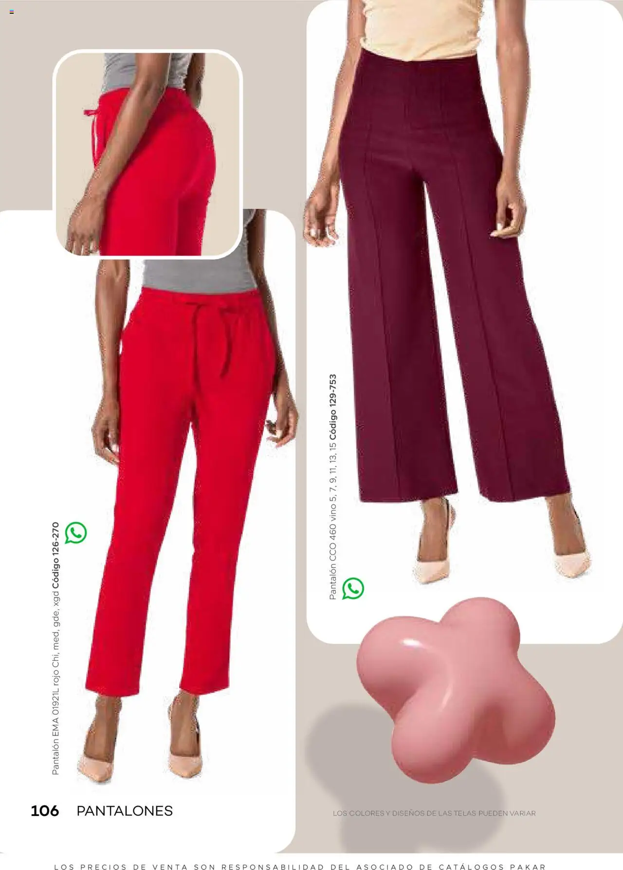 Nuevas ofertas de SC Pakar válidas en toda la República Mexicana desde el 31.01.2025. ¡Encuentra las mejores ofertas en SC Pakar catálogo Ropa! | Página: 106 | Productos: Pantalones, Vino