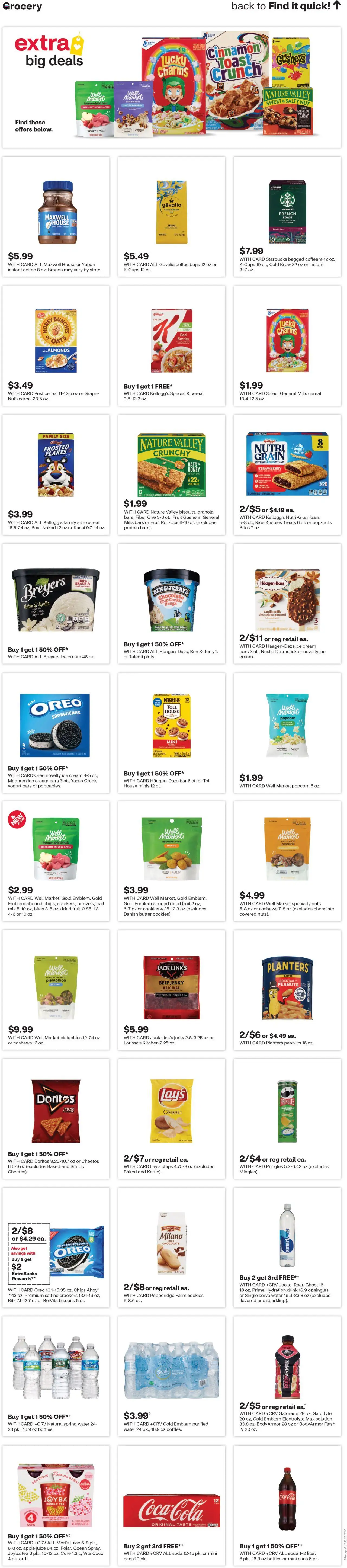 CVS Pharmacy - Weekly Ad - ME - valid from 15.06.2025 | Page: 16 | Products: Tea, Sour cream, Chips, Water