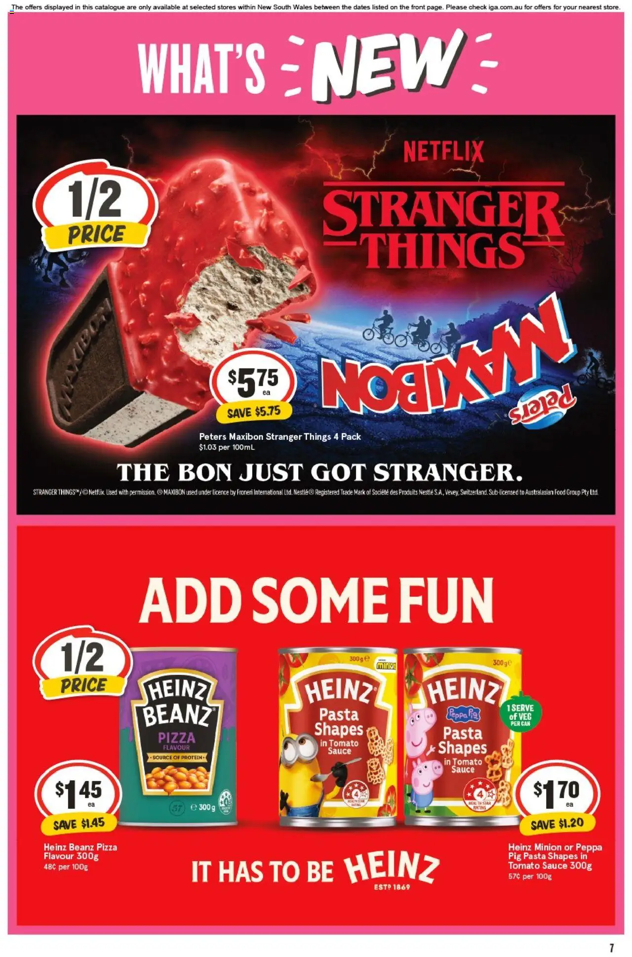 IGA catalogue - valid from 22.10.2025 | Page: 10 | Products: Pizza, Pasta, Sauce