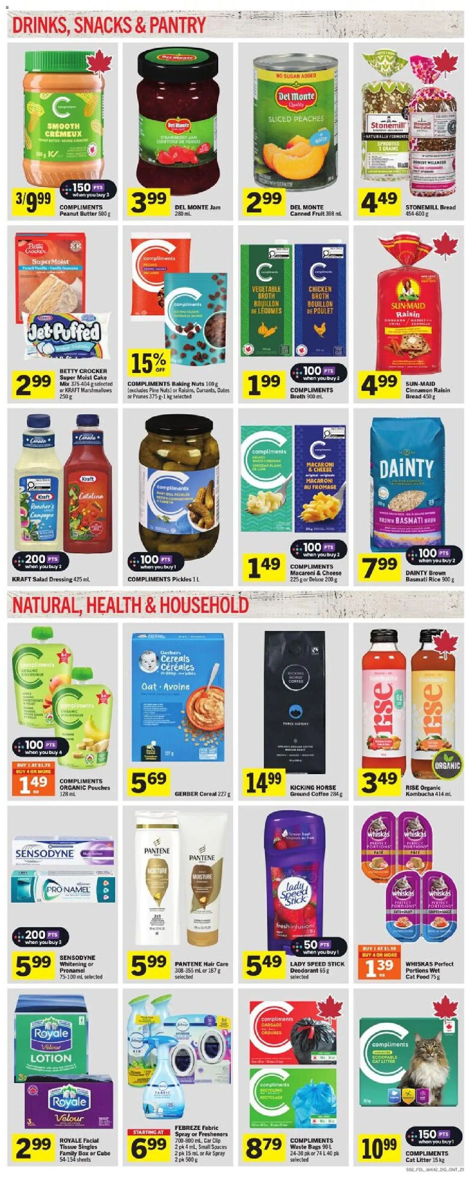 Foodland flyer valid from 12.02.2026 | Page: 4 | Products: Nuts, Salad, Butter, Bread