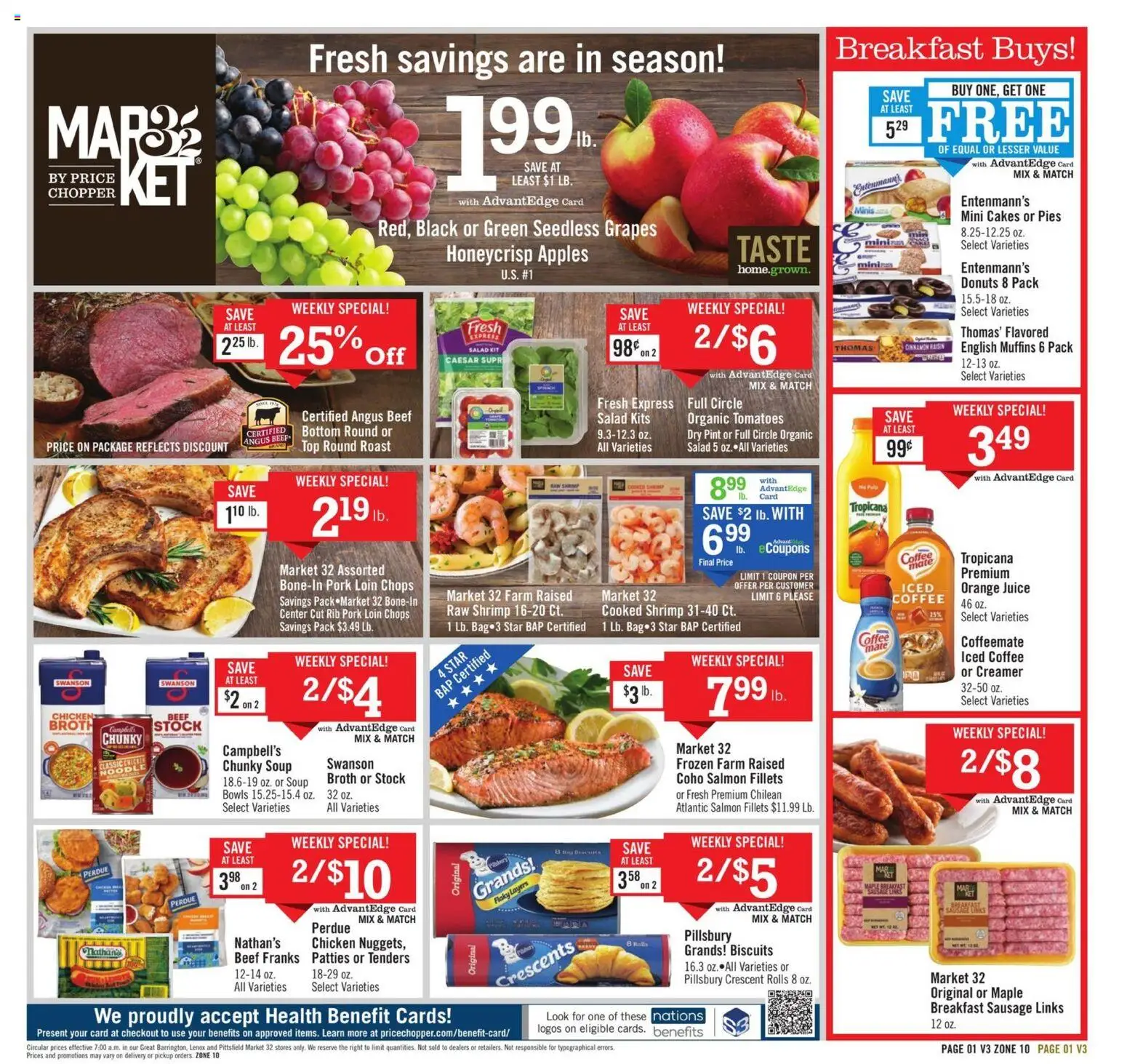 Price Chopper Weekly Current - MA - valid from 19.10.2025 | Page: 1
