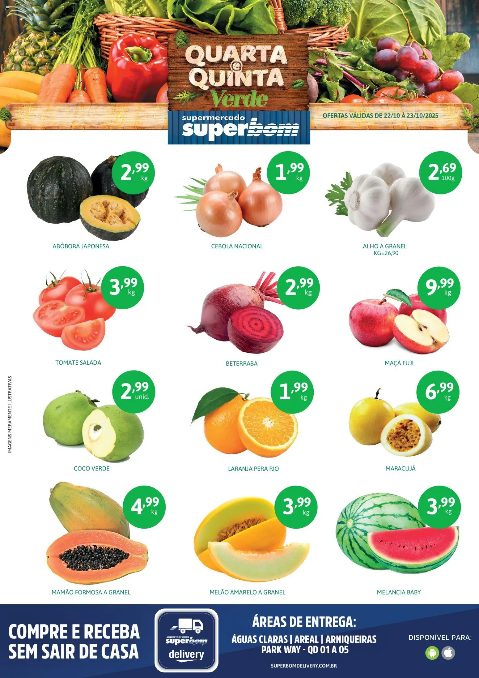 Superbom Folheto - válido de 22.10.2025 | Página: 1 | Produtos: Melancia, Abóbora, Beterraba, Salada